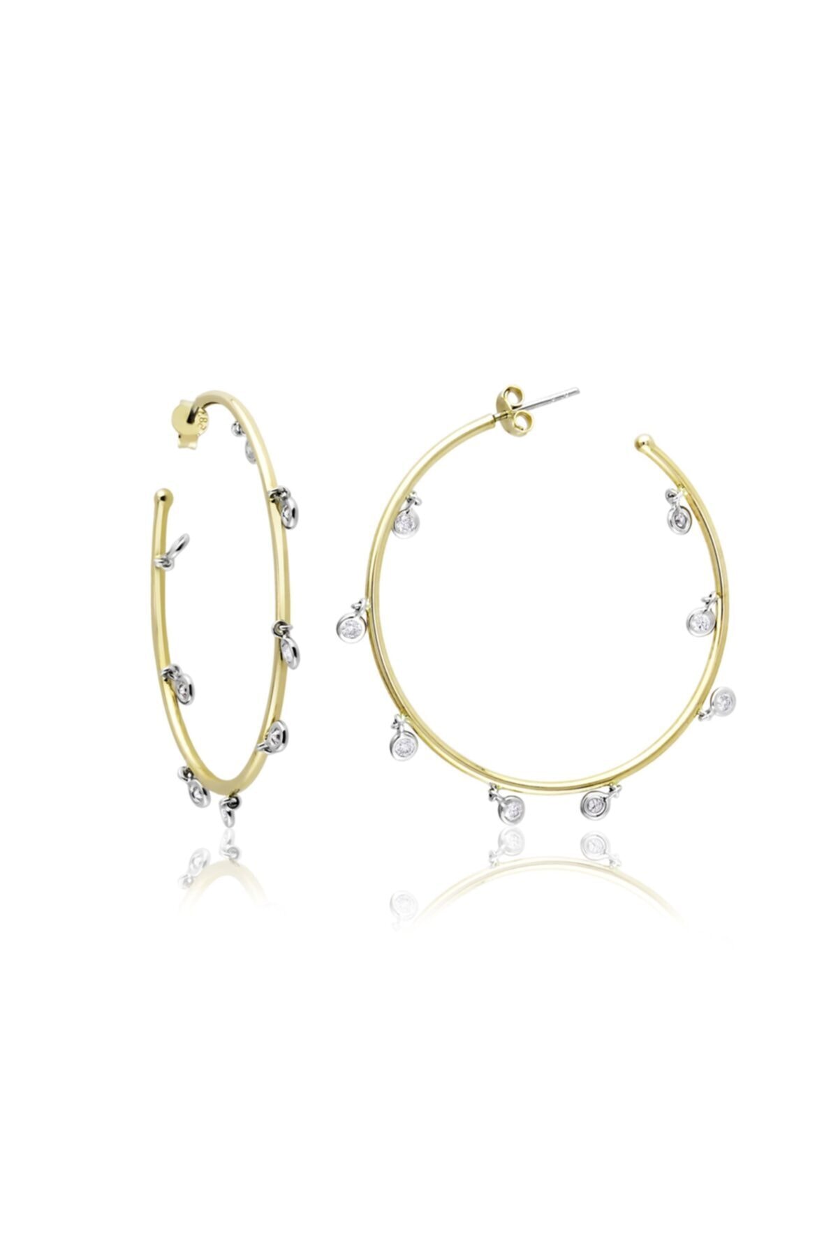 StarAmore Pırlanta 0.55 Karat Pırlanta Halka Küpe