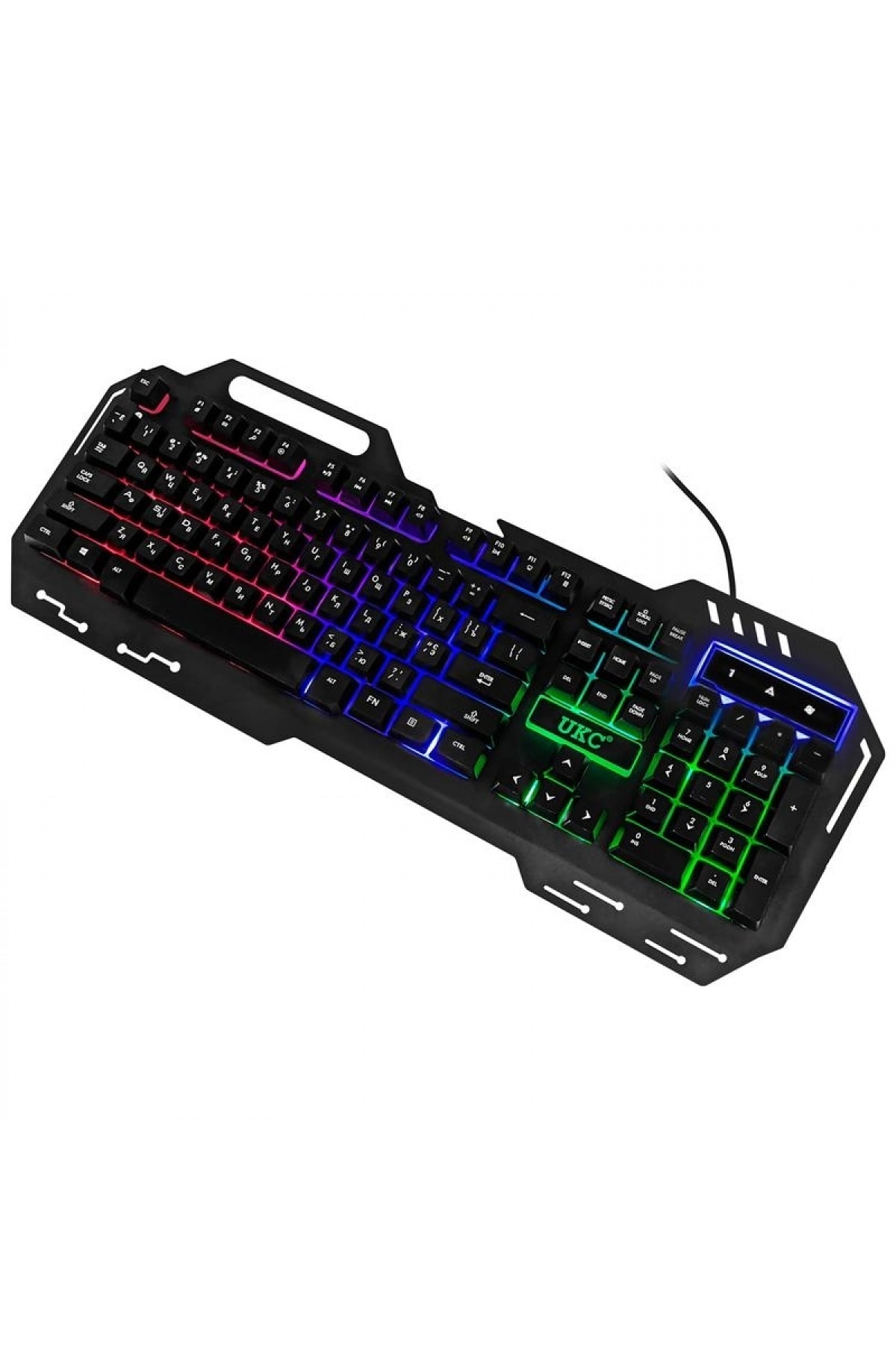 TURBOX Tr-gk101 Usb Gaming Rgb Işıklı Metal Kasa Klavye Türkçe Q