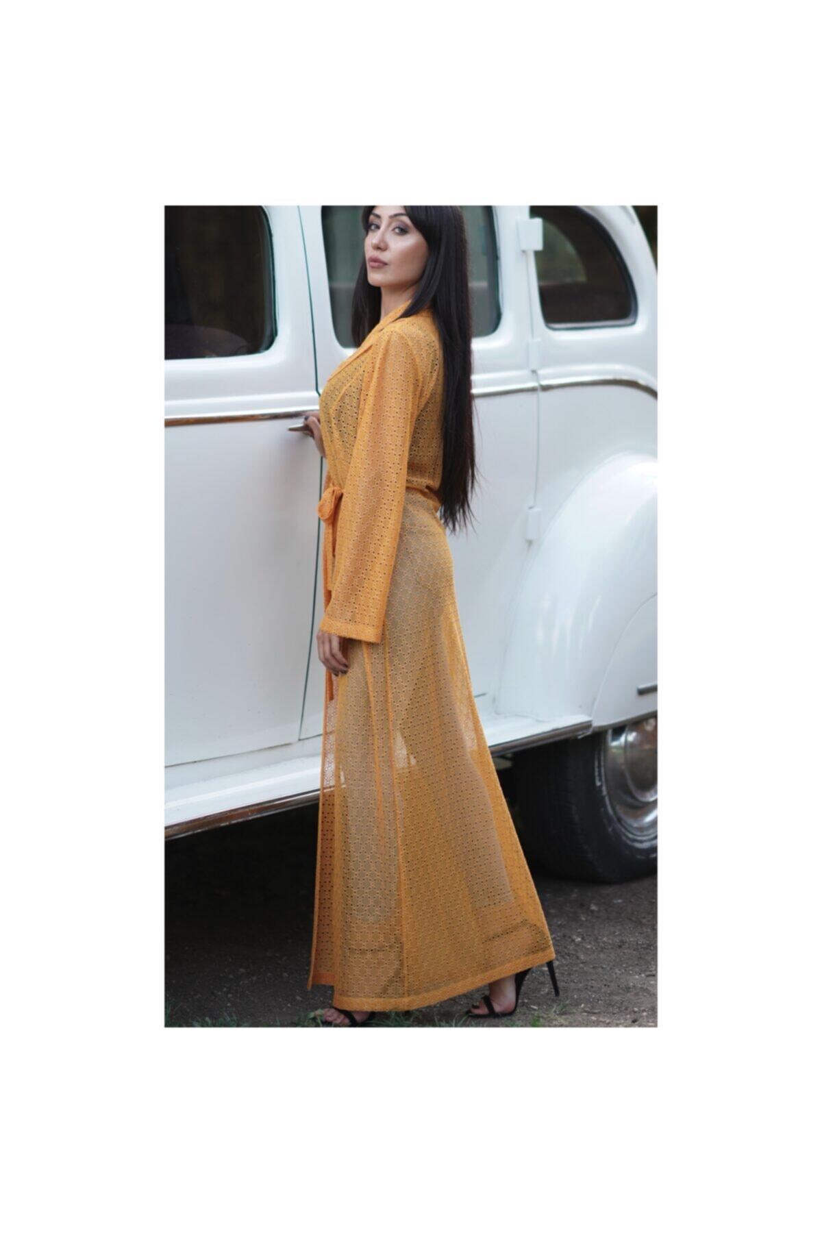 BUSSRA DESİGN Kadın Kimono Kaftan