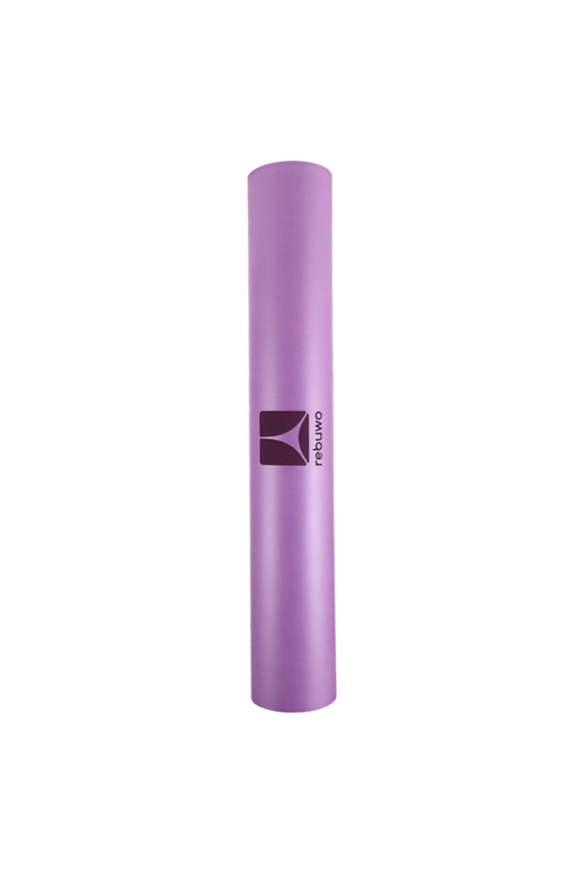 Rebuwo Özel Tasarımlı Kauçuk Yoga Mat Pilates Mat Mor