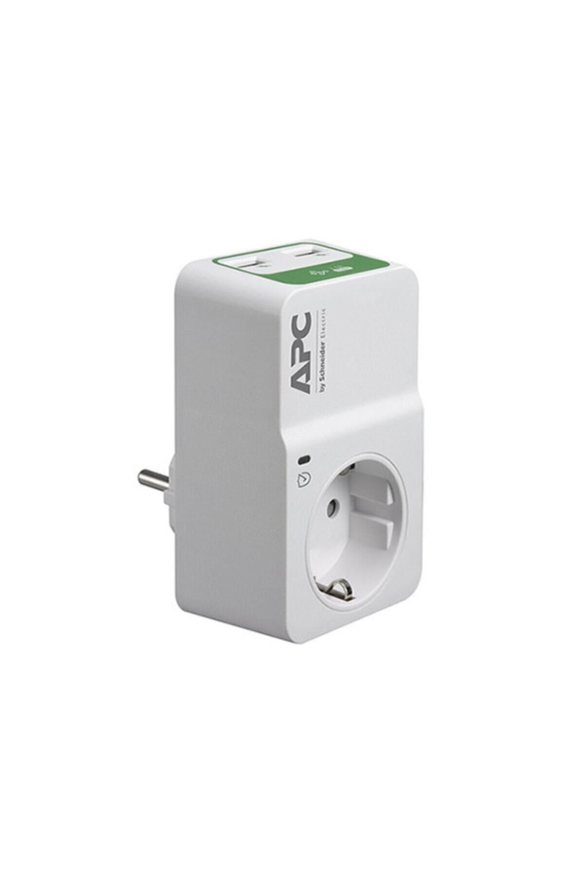 SCHNEIDER Apc Tekli Akım Korumalı , 2 Usb Girişli Priz