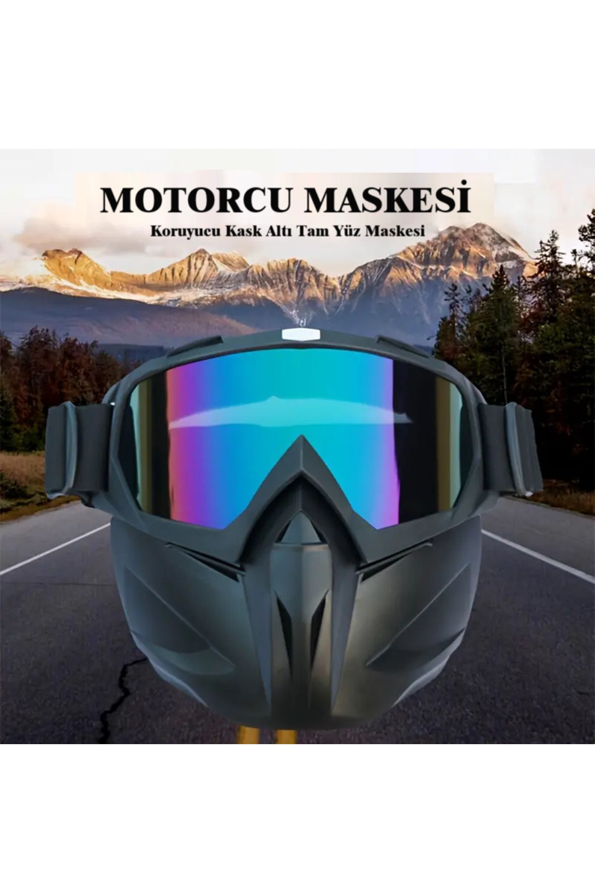 BreenMotorcular içinKoruyucu Kask Altı Tam Yü...