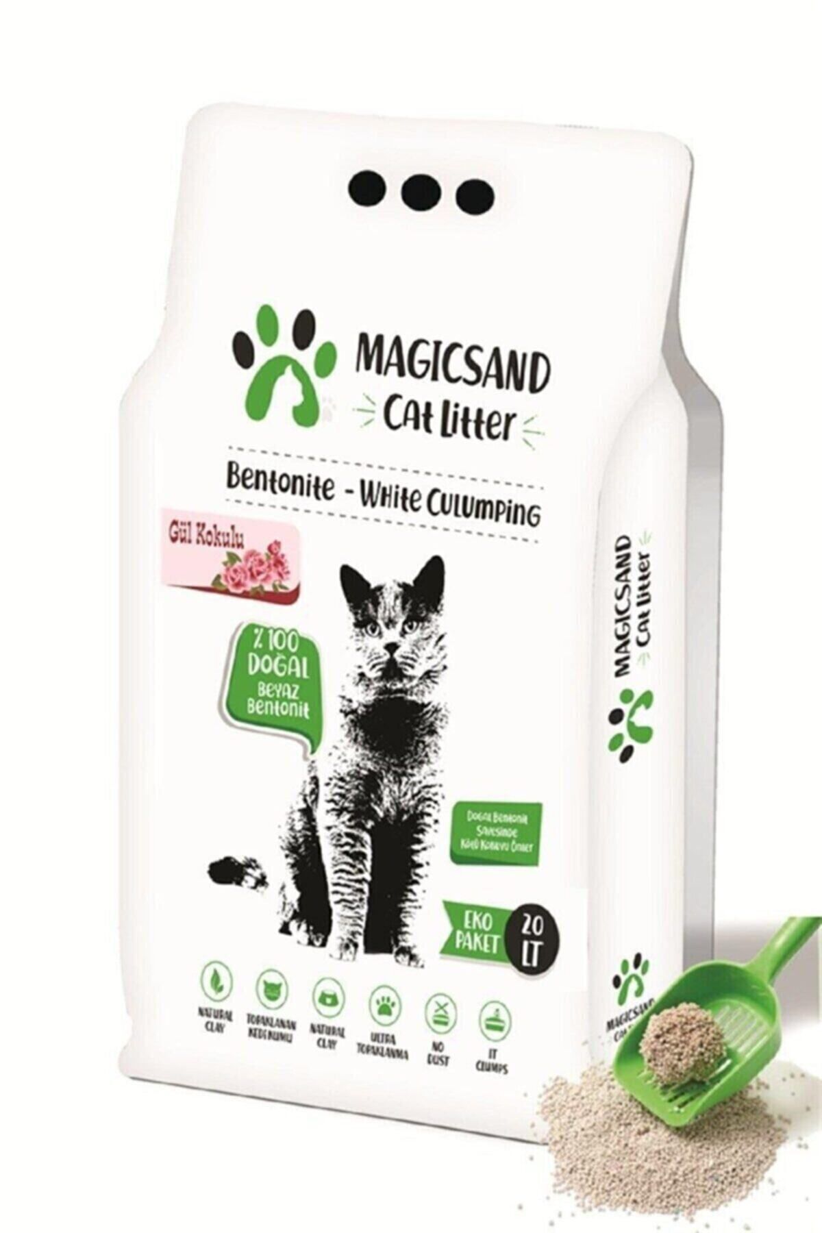 Magic SandCat Litter GülKokulu Kedi Kumu 20 L...