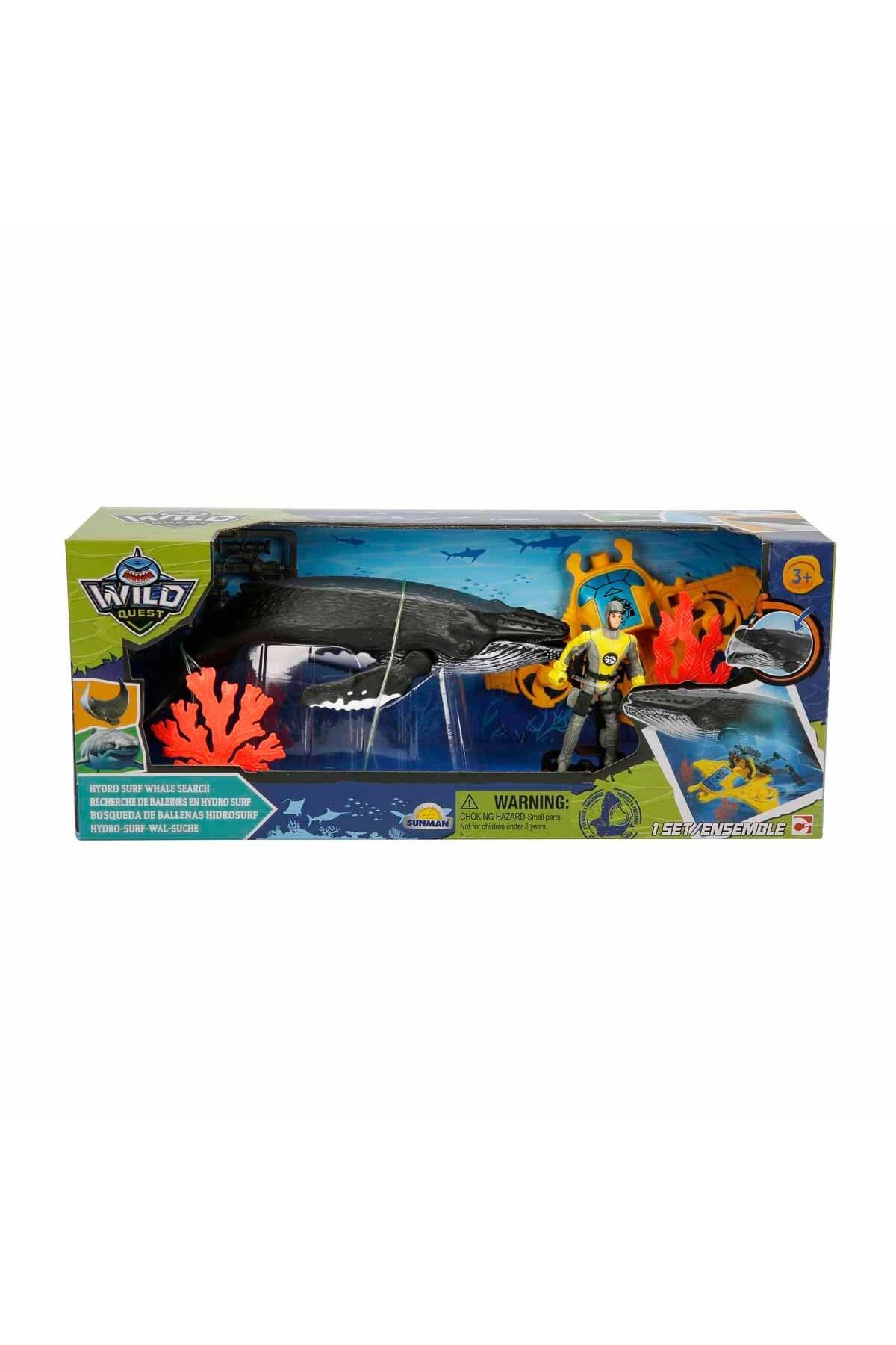 Byrugzy Wild Quest Hydro Surf Balina Araştırma Oyun Seti Byrnew