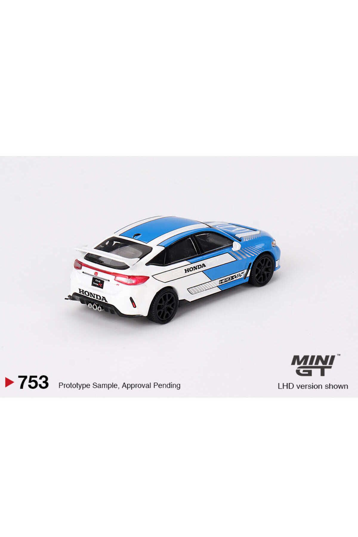 1/64 Honda Civic Type R 2023 Pace Car Blue MGT00753