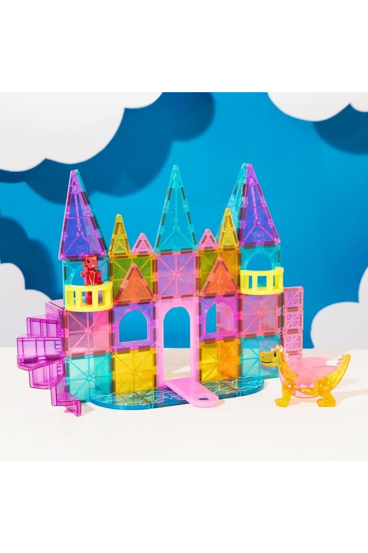 Magna-Tiles Castle DLX + microMAGS - Prenses Şatosu 48 Parça