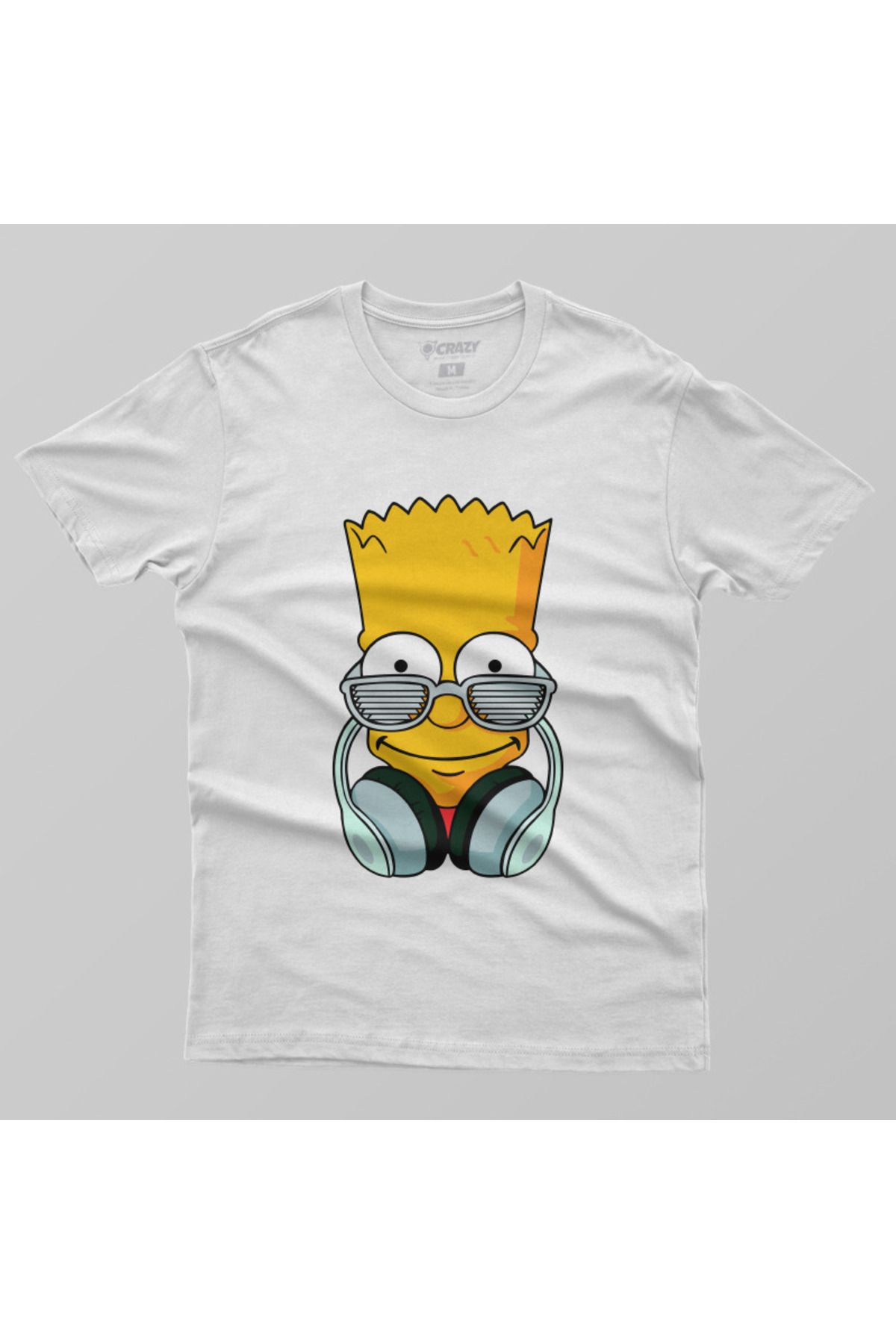 Bart Simpsons Headphone Erkek Tişört