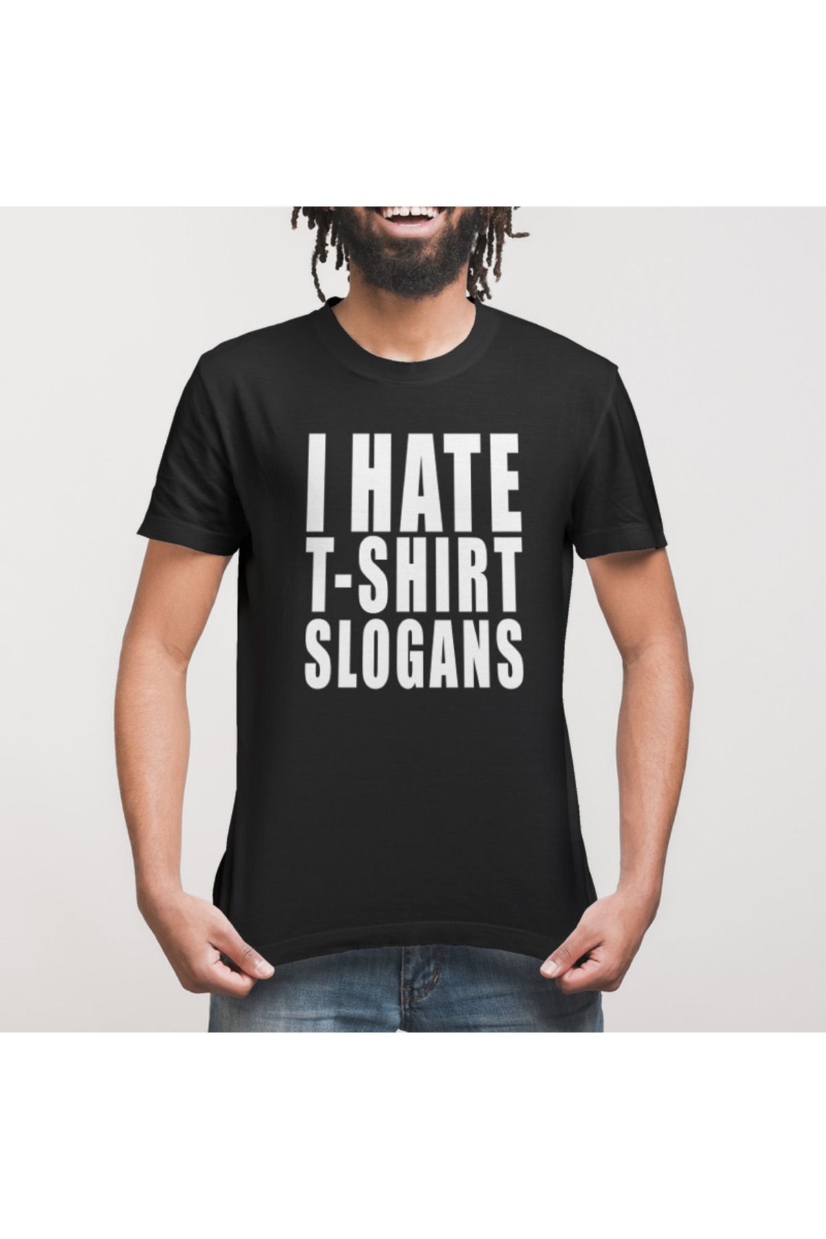 I Hate T Shirt Slogans Erkek Tişört