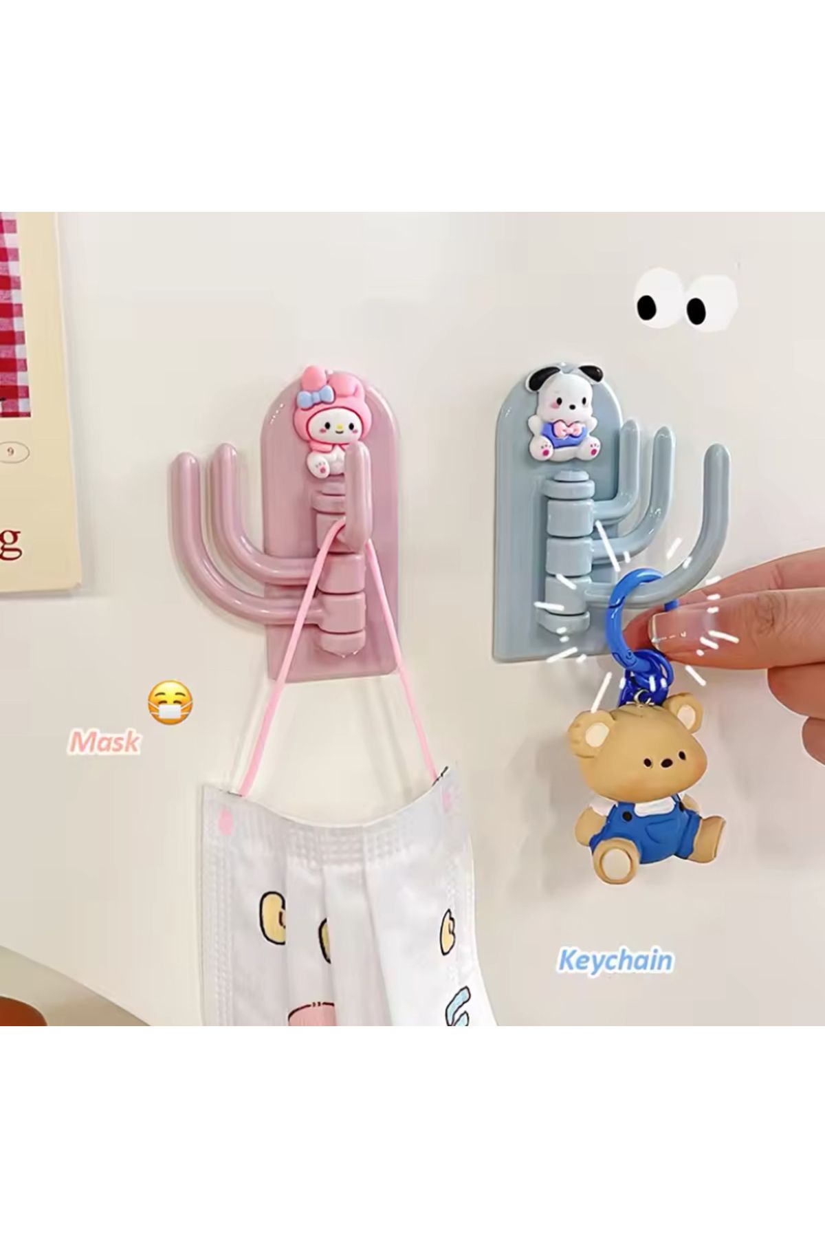 Sanrio Kawaii My Melodi Melody Cinnamoroll Pochacco Keroppi Kurbağa Askı Banyo Duvar