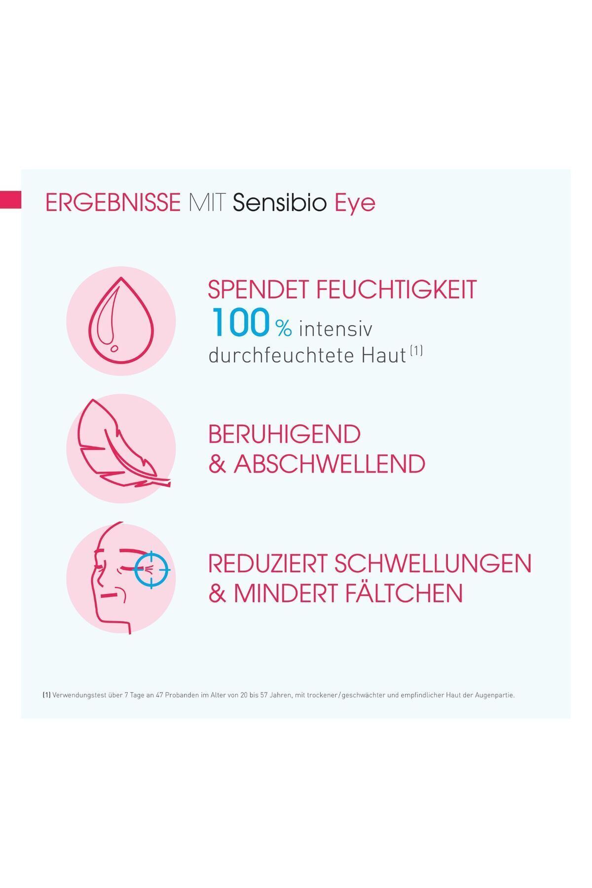 Sensibio Eye Hassas Göz Çevresi için Hyalüronik Asit ve Kafein İçeren Nemlendirici Bakım Kremi 15 ml