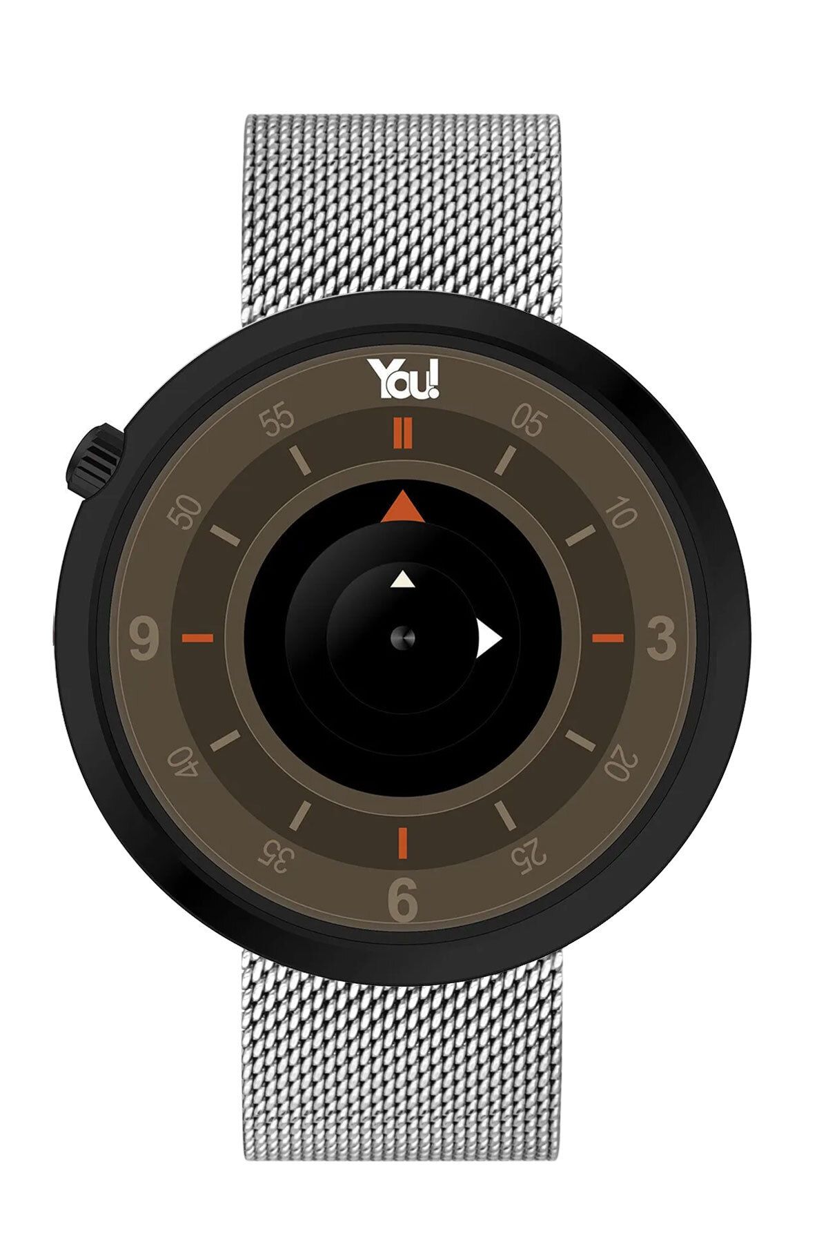 You Watch Yw9007 Galaxy BlackSilver Kol Saati