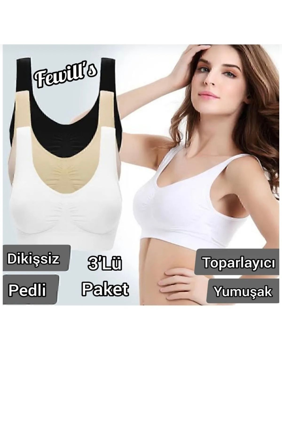 FEWİLLS MODA ToparlayıcıSıkılaştırıcı Pedli S...