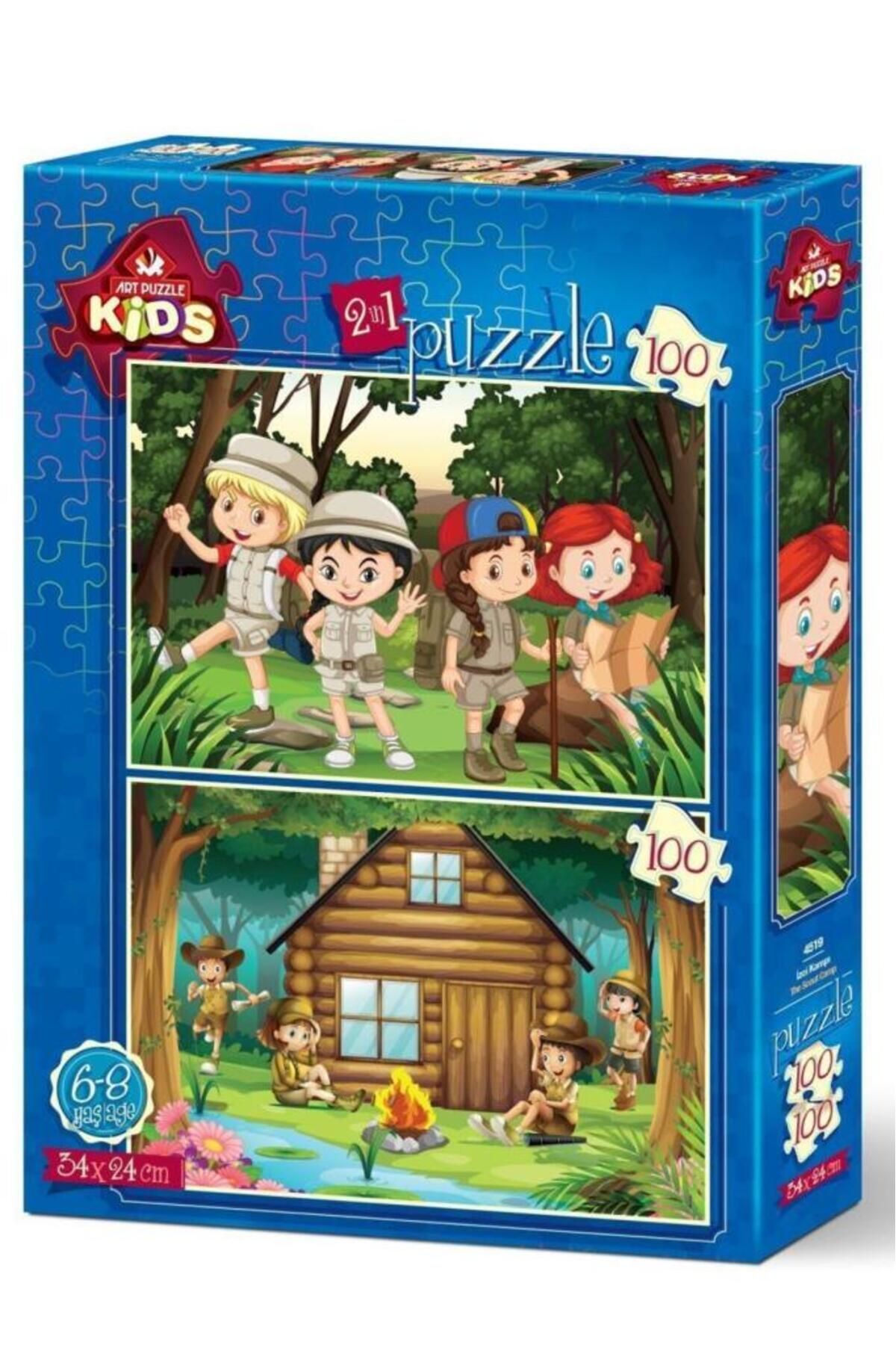 Tıfıl Toysİzci Kampı - 2X100Parça Puzzle