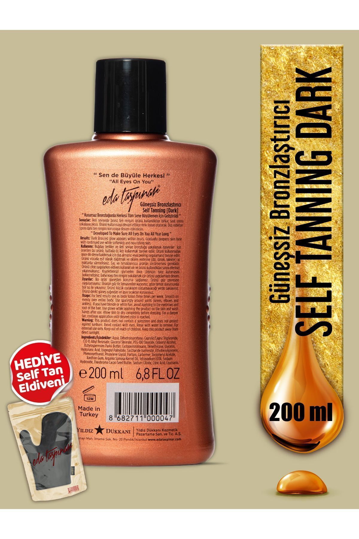 Dark Güneşsiz Bronzlaştırıcı Self Tanning