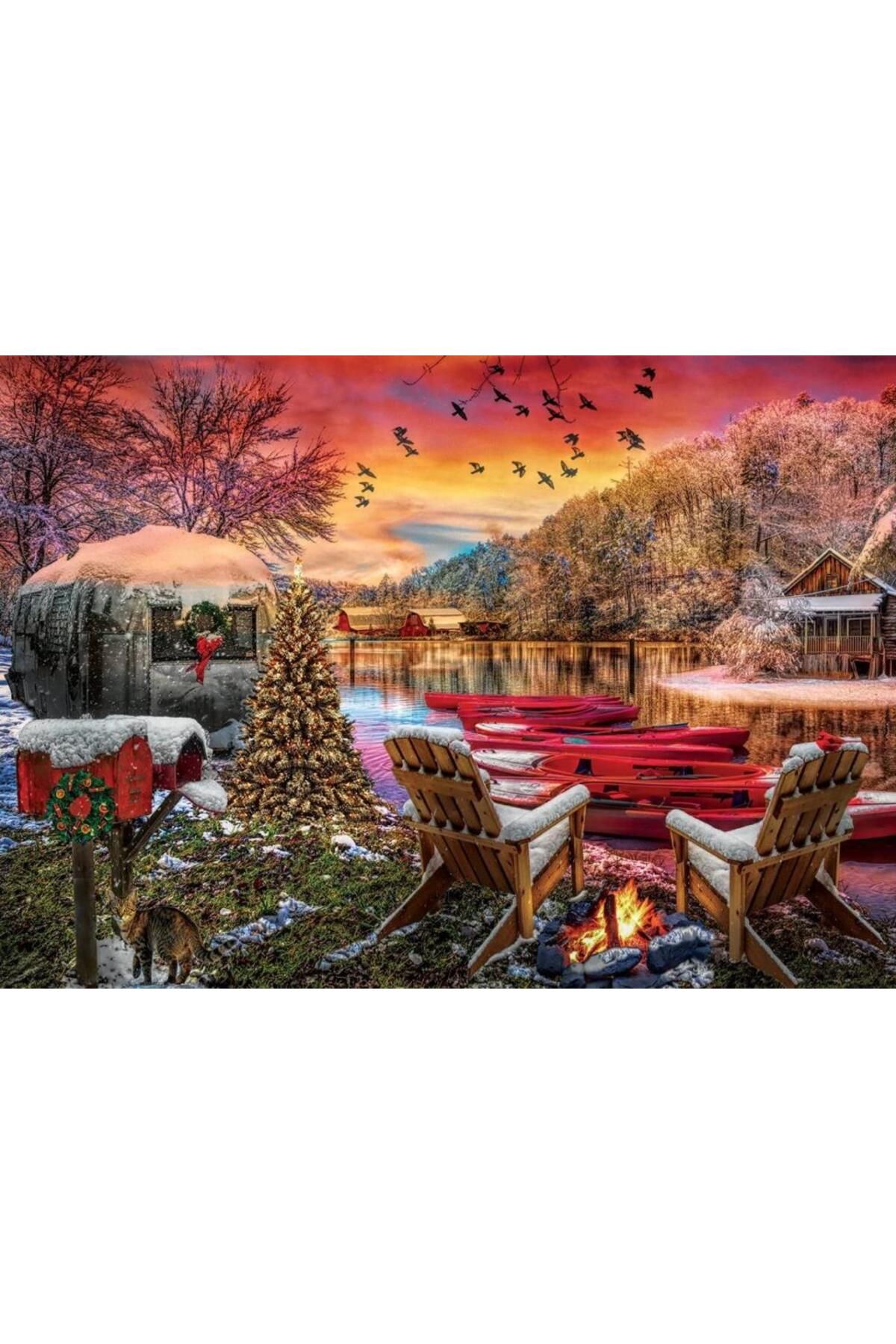 Tıfıl ToysKaravan Kampı 2000Parça  Puzzle Tab...