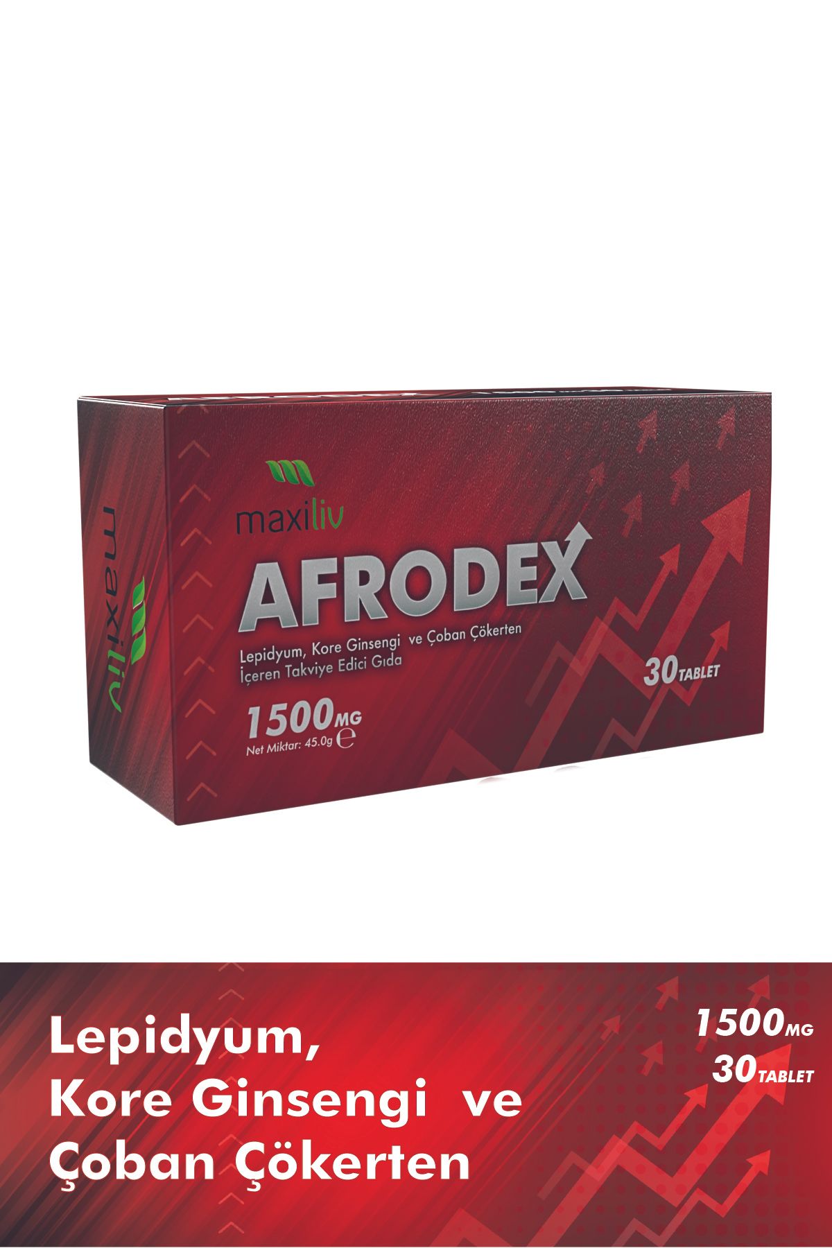 Maxiliv Afrodex 30 Tablet -Erkek Sağlığına De...