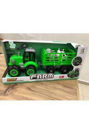 Zeka Geliştiren 40cm Büyük Boy Sesli Eğitici Hayvanlı Sök Tak Çiftlik Seti Image 0