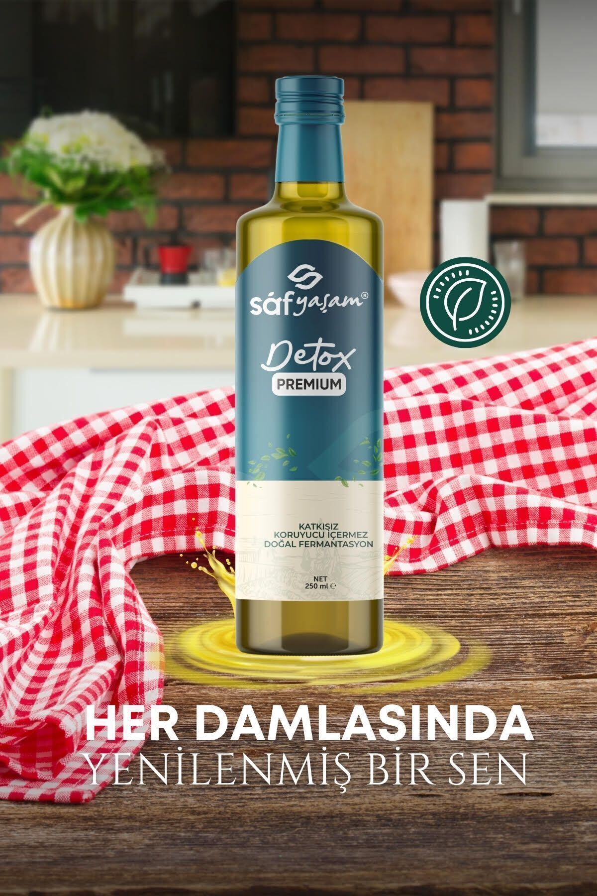 Detox Premium Kilo Vermeye Ödem Atmaya Yardımcı Mix Detox Sirkesi,suyu 250ml