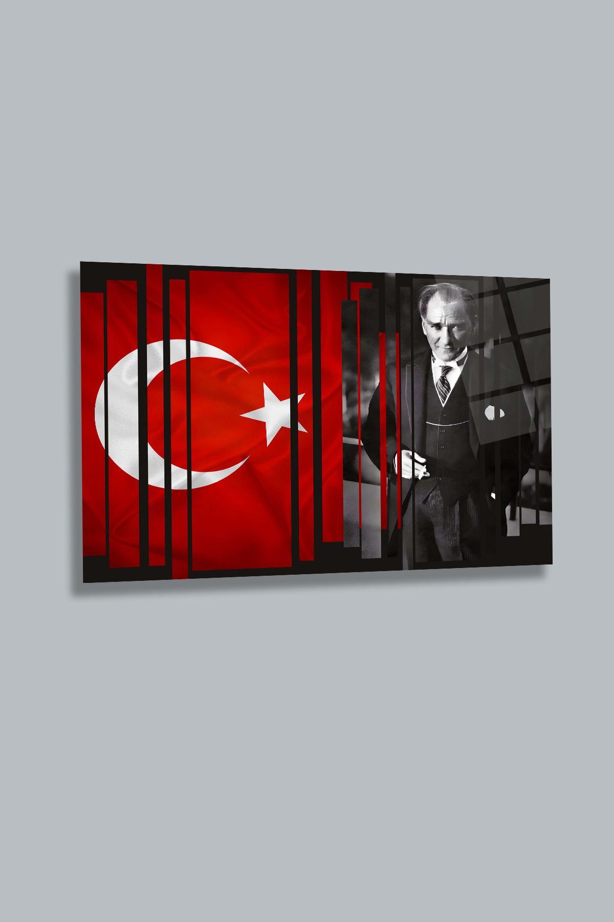 HMDS CONCEPTMustafa KemalAtatürk Cam Tablo 98