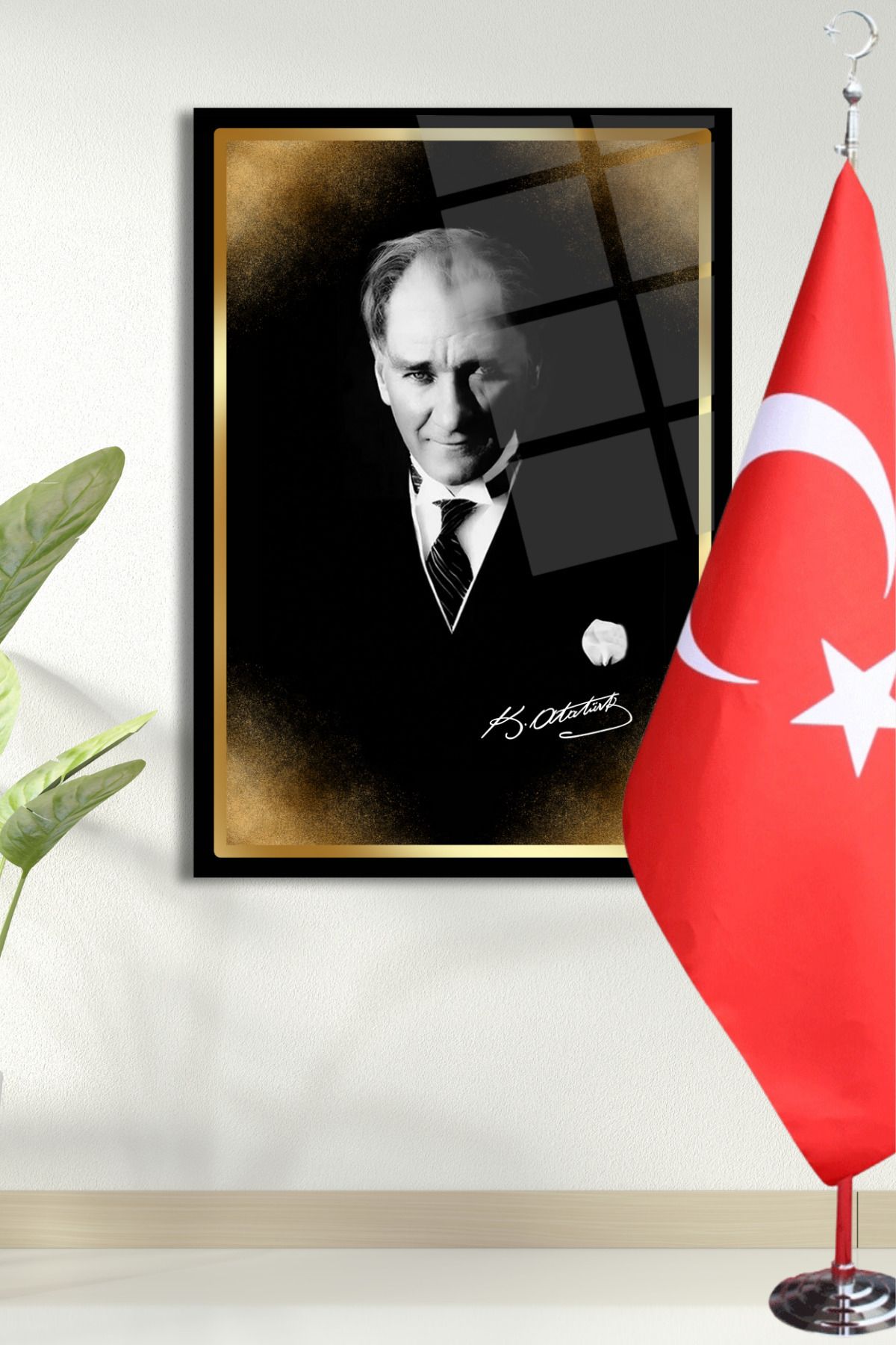 Mustafa Kemal Atatürk Cam Tablo 99