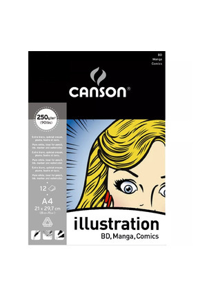 İllustration Manga Blok 250gr-a4 Image 0