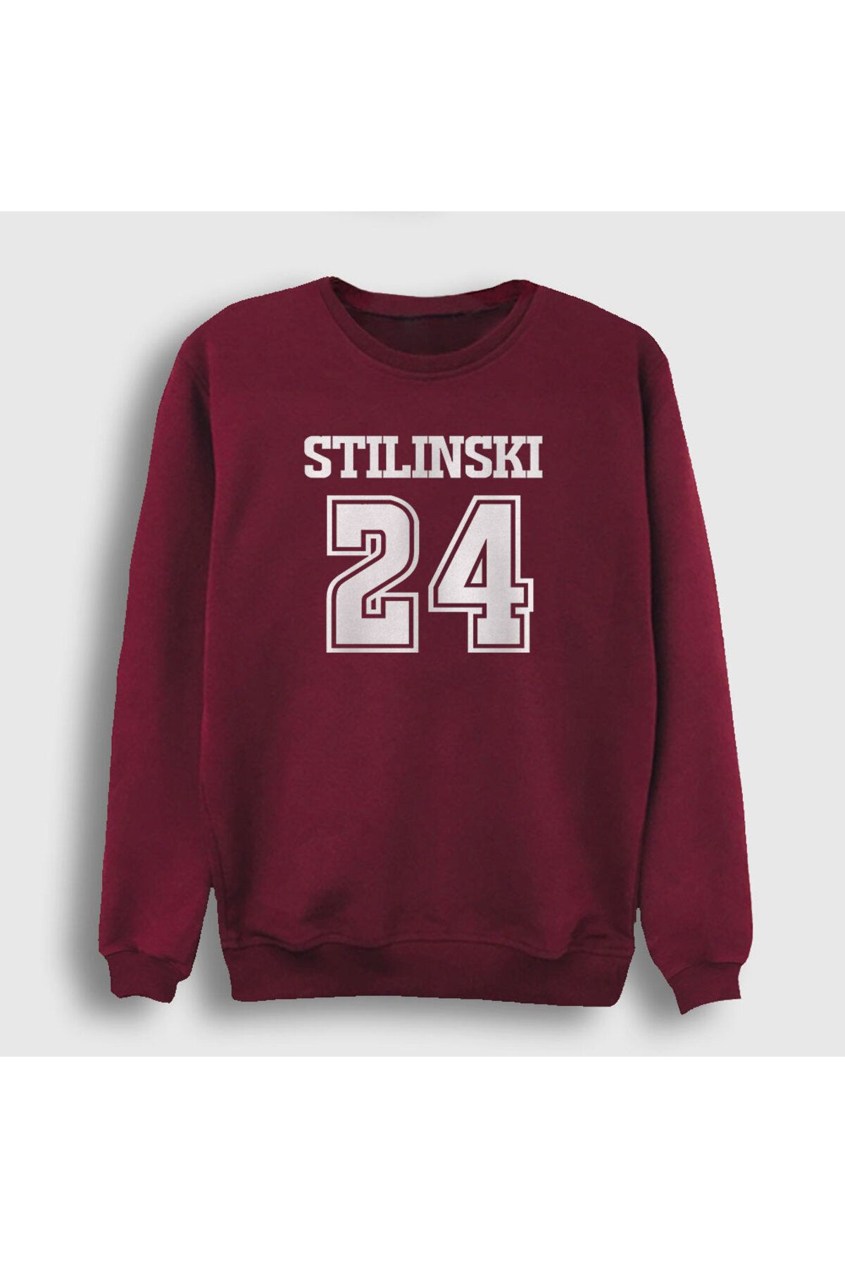 Presmono Unisex Bordo StilesStilinski Dizi Te...