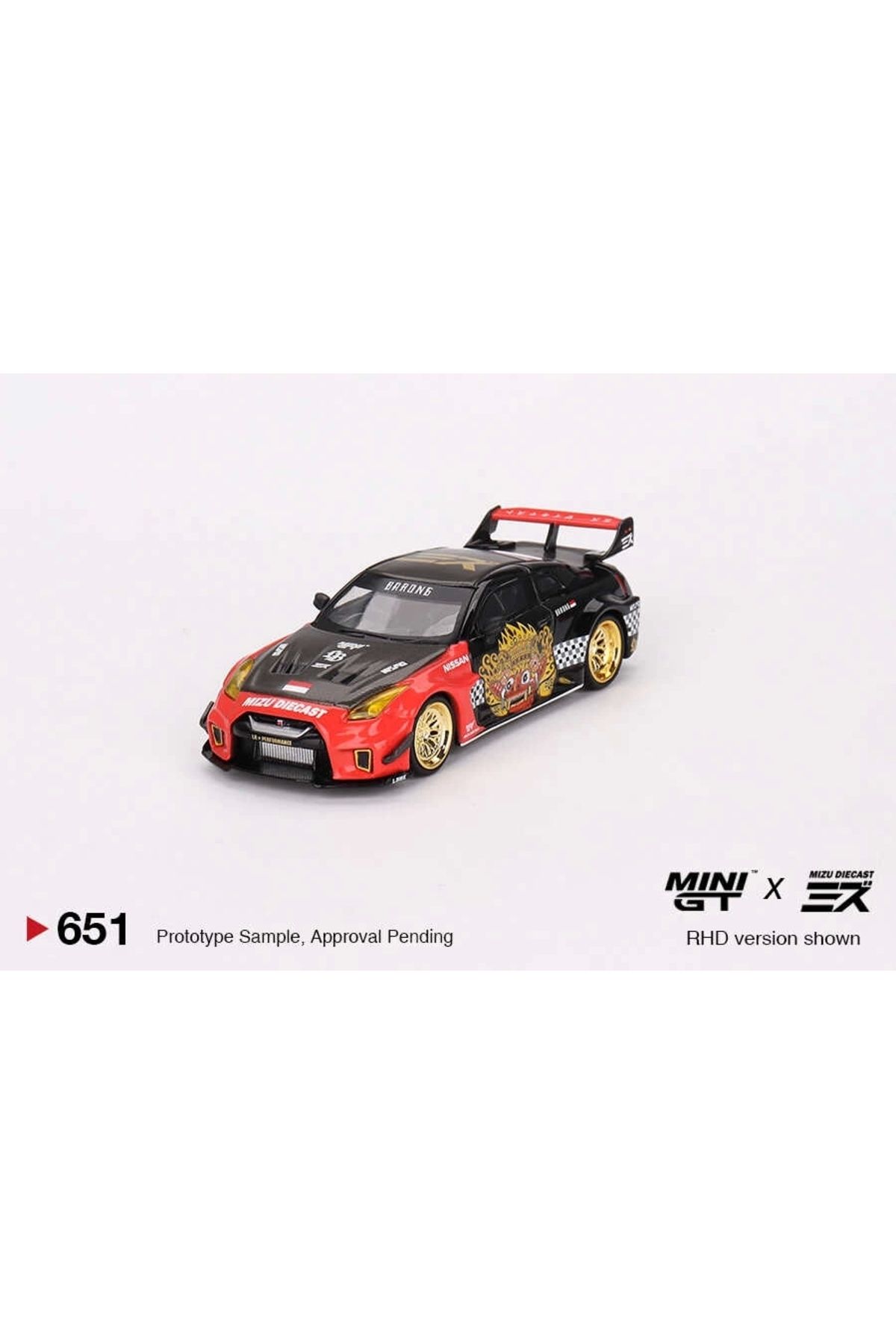 1/64 Lb-silhouette Works Gt Nıssan 35gt-rr Ver.1 “barong” X Mızu Diecast Mgt00651