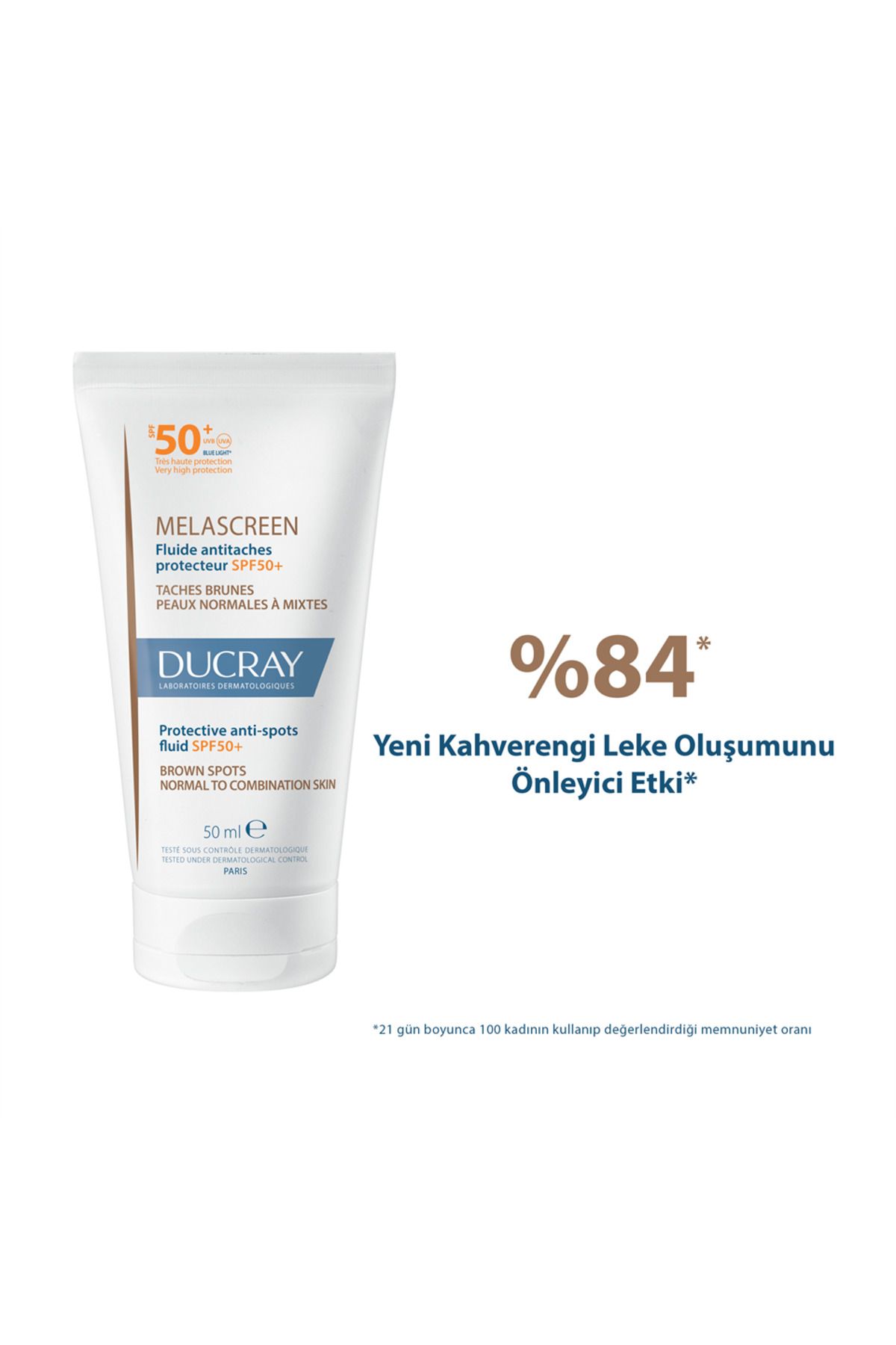 Melascreen Spf 50+ Lekeye Eğilimli Ciltler İçin Güneş Kremi 50 ml