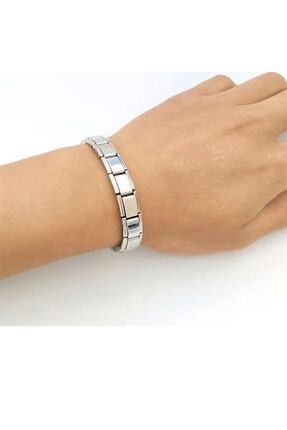 Çelik Charm Bileklik Image 1