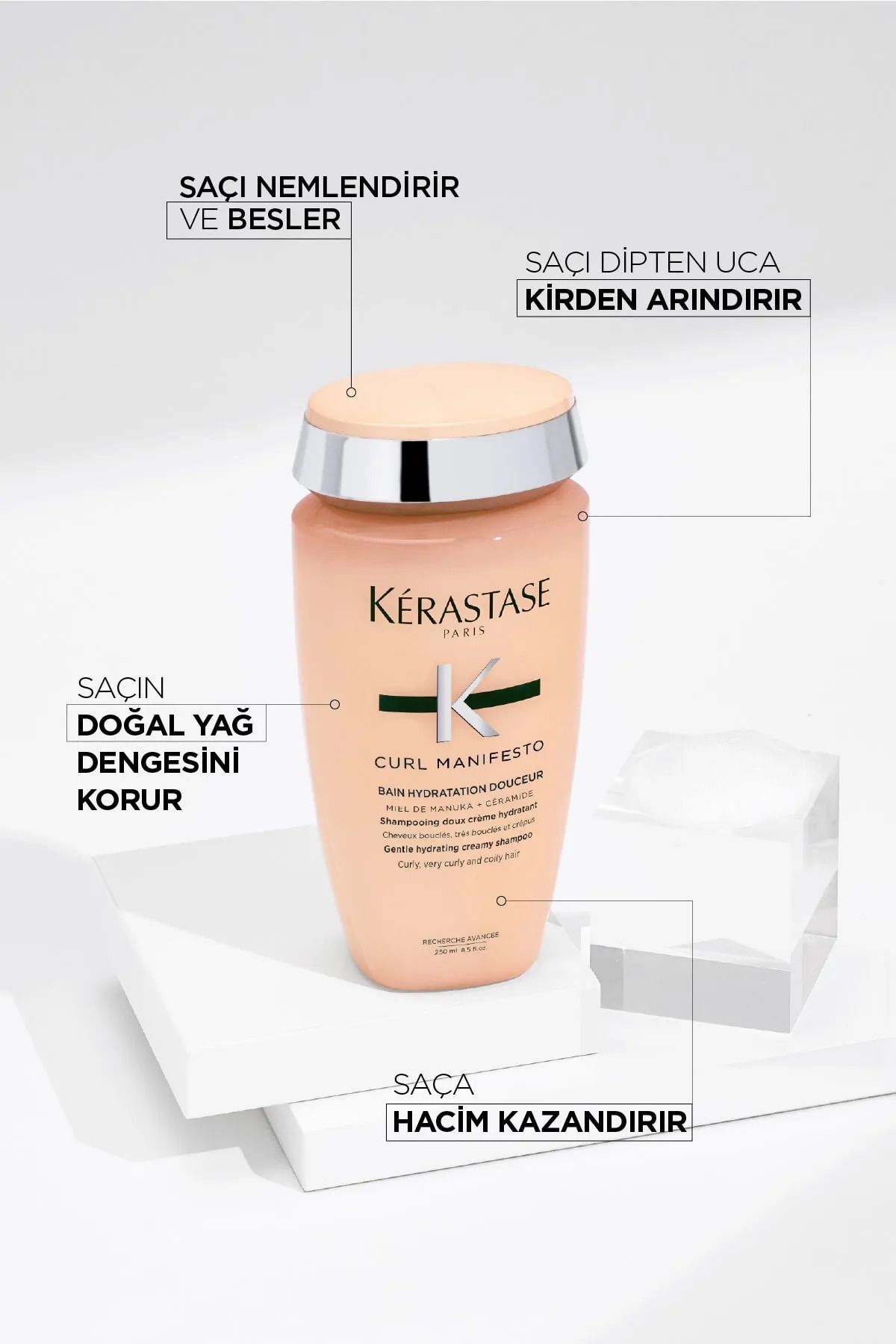 Kerastase JFKCurl ManifestoKıvırcık Saçlar İç...