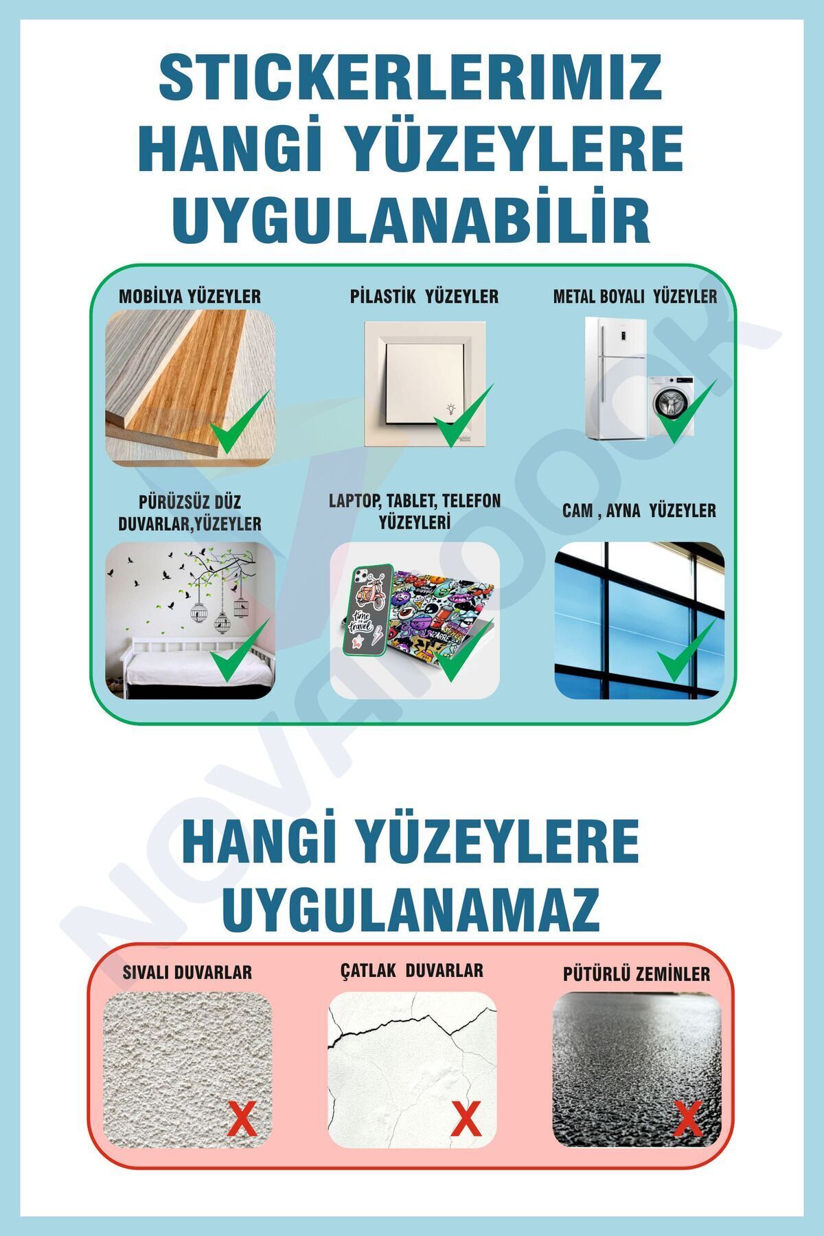 Novaoook Yeniyıl 2025 Vitrin Mağaza Mutlu Yıllar Yılbaşı Duvar Cam Süslemeleri (STİCKER-00100)