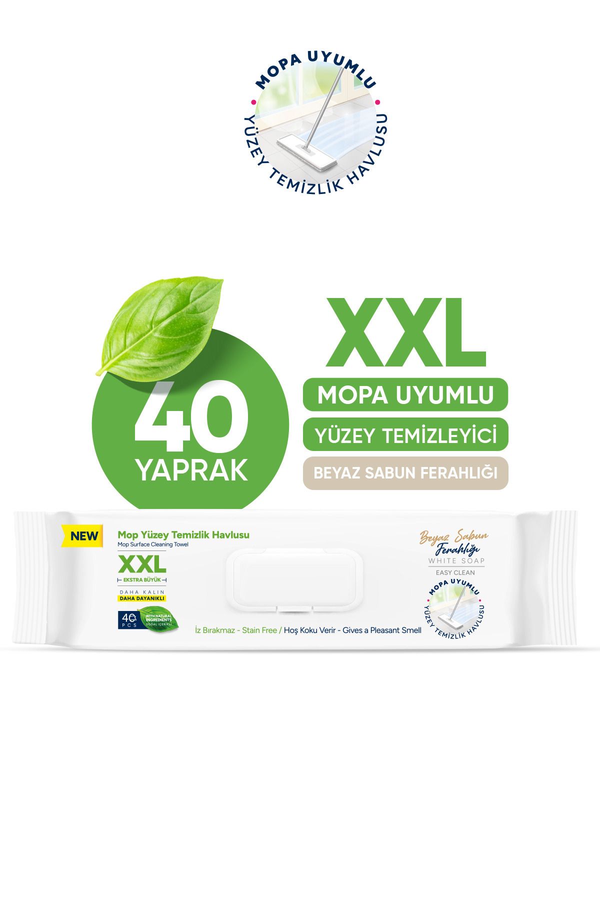 Papilion Easy Clean Xxl BeyazSabun Katkılı Na...