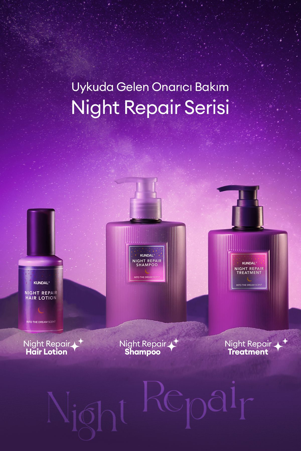 Yoğun Onarıcı Nemlendirici Ve Şekillendirici Bakım Şampuanı Night Repair Shampoo 470ml