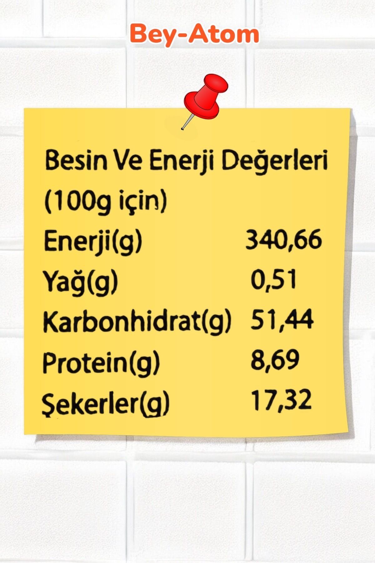 Organik Bey Atom 260gr