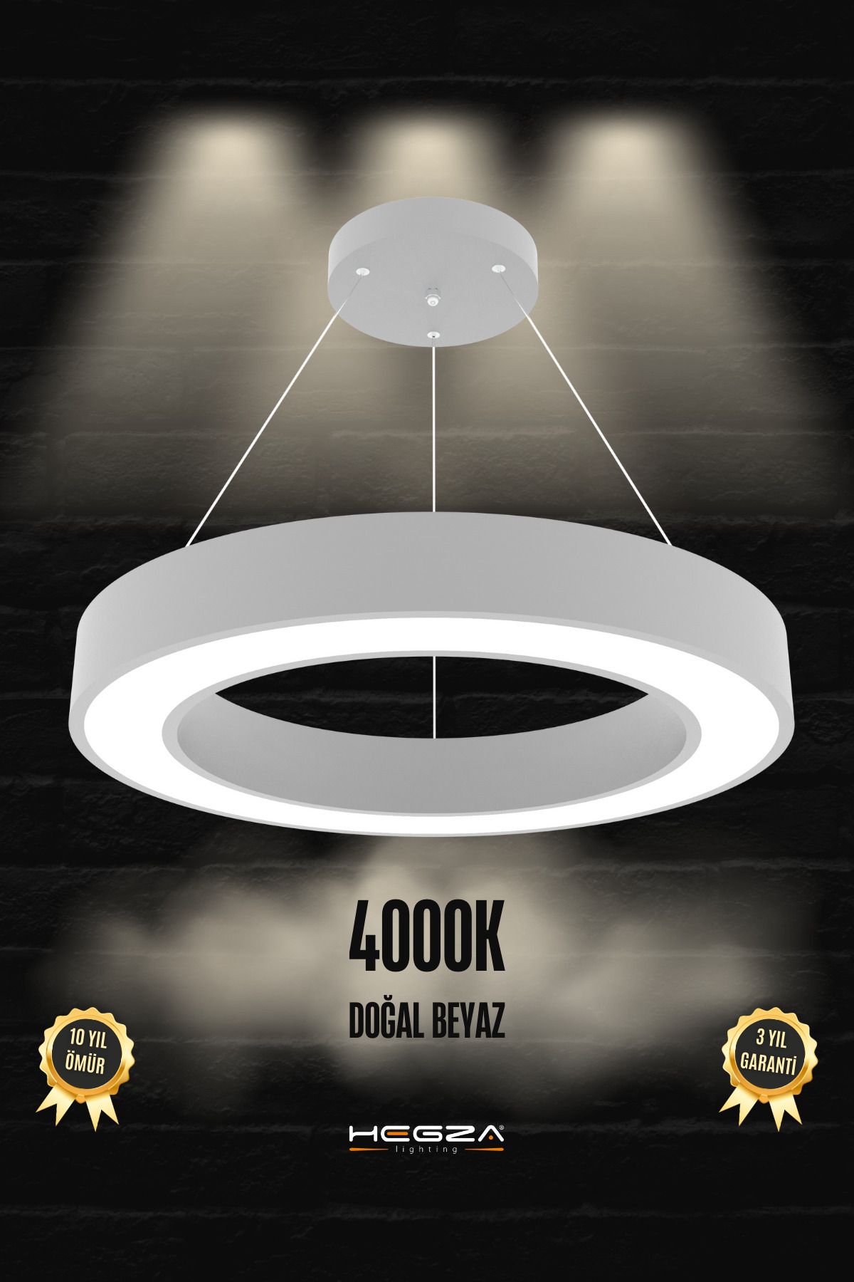 Hegza Lighting Anello ( GriKasa, Doğal Beyaz...