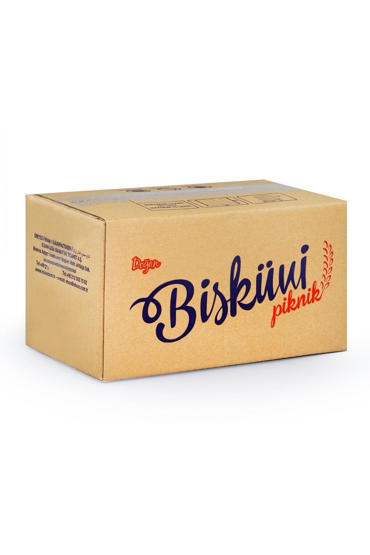 Doğan Karamelli Piknik Bisküvi 80 Gr. 24 Adet (1 Kutu)