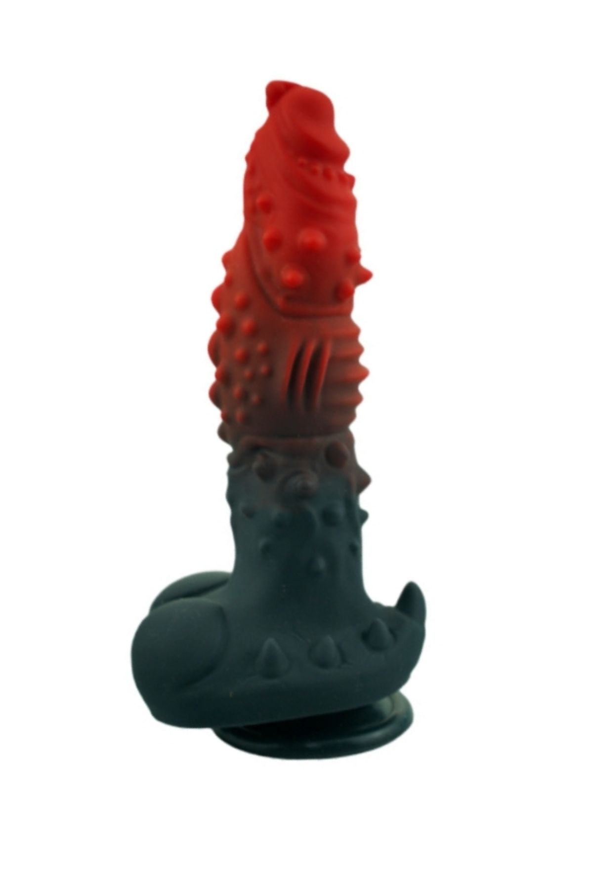 Kırmızı Siyah Canavar Dildo Model 1