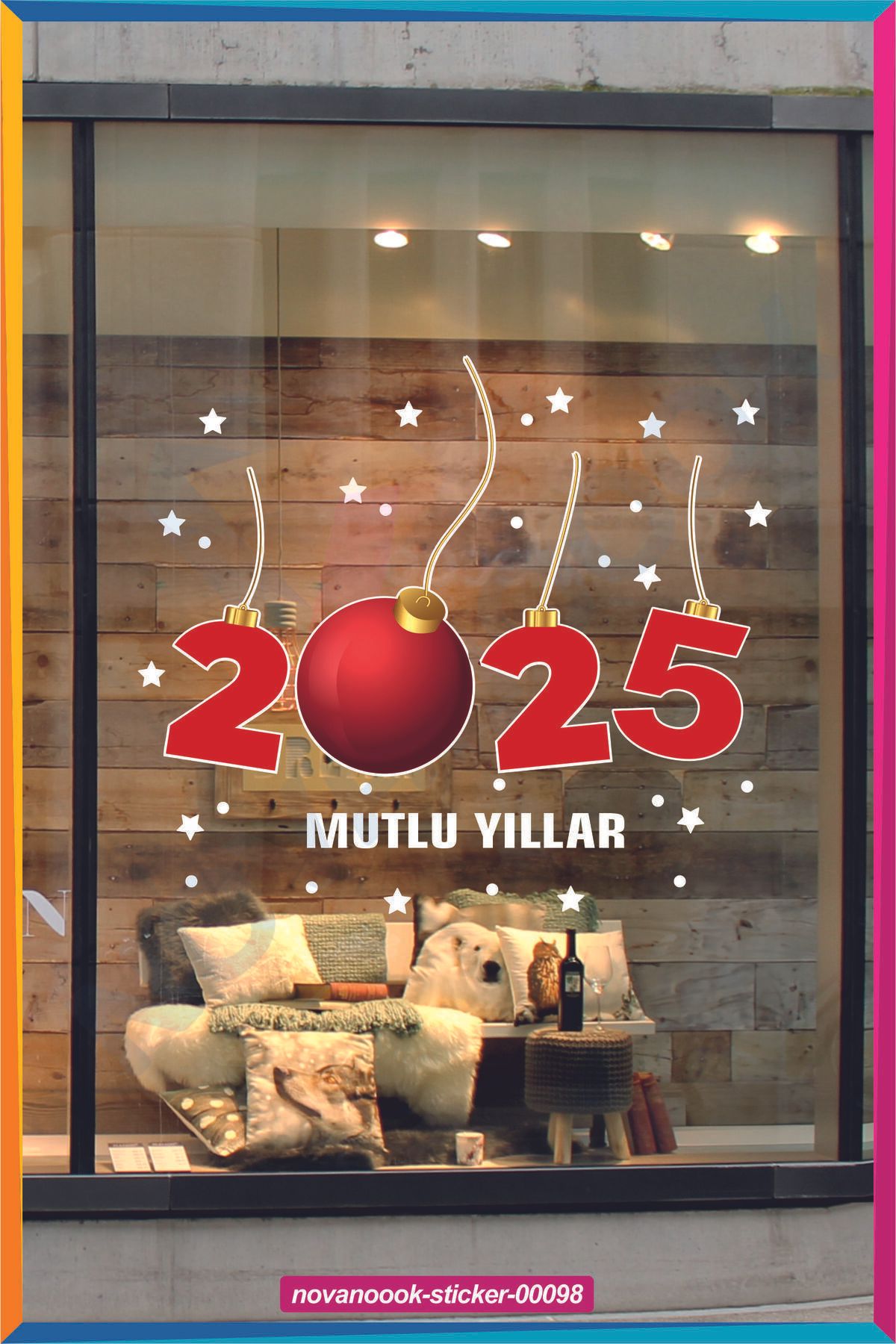 novanoook Yeniyıl 2025 VitrinMağaza Mutlu Yıl...