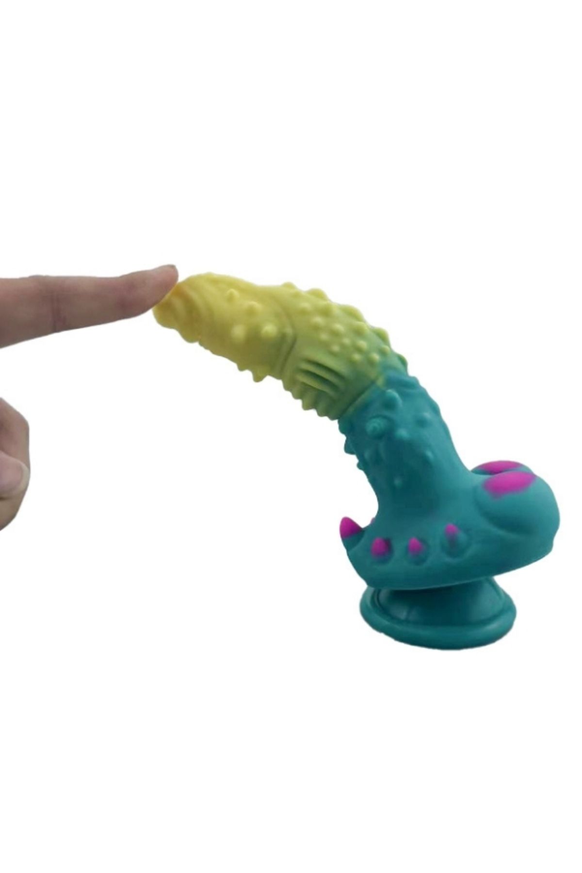 Yeşil Mavi Canavar Dildo Model 2