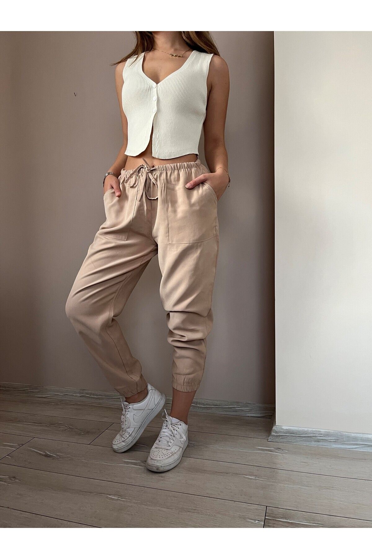 astakosmoda JOGGER PANTOLONCAMEL