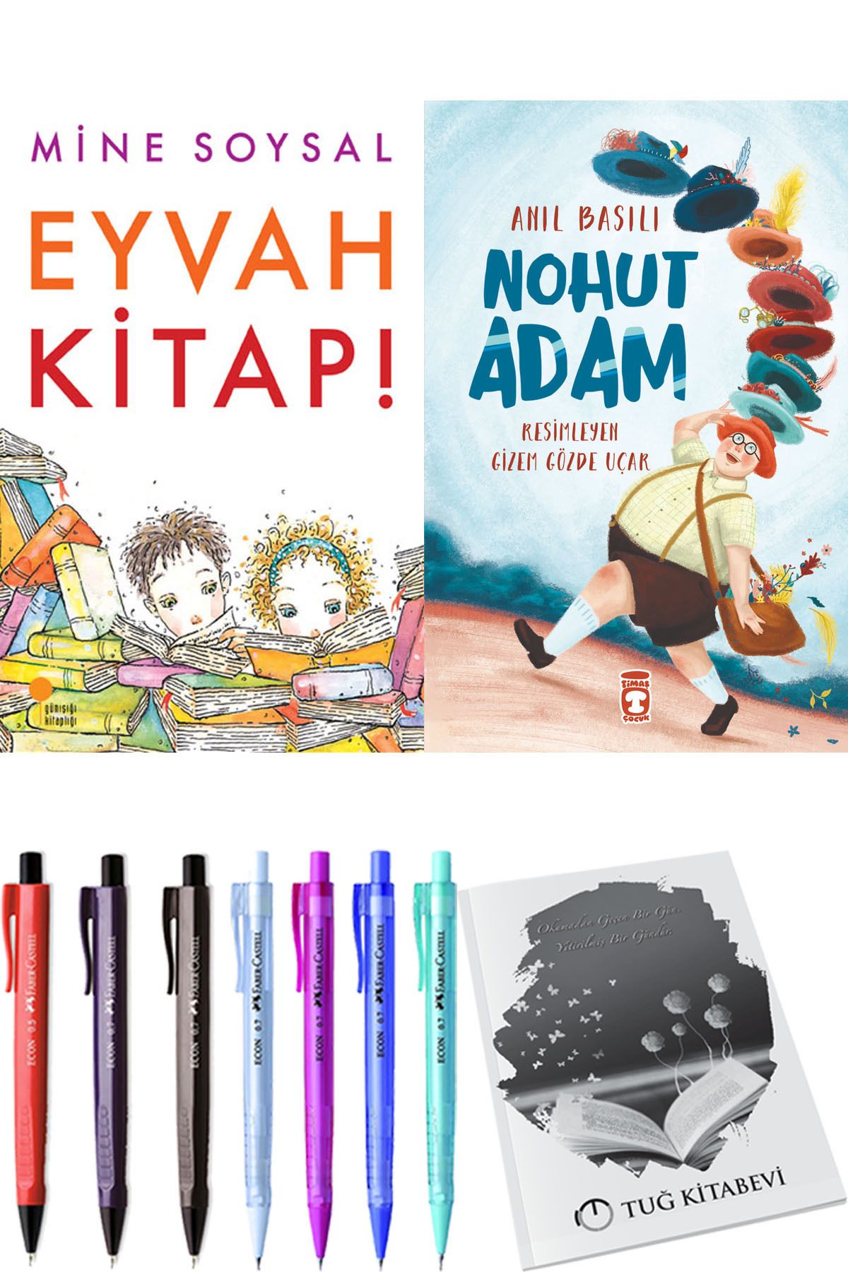 Günışığı Kitaplığı Nohut Adamve Eyvah Kitap!...