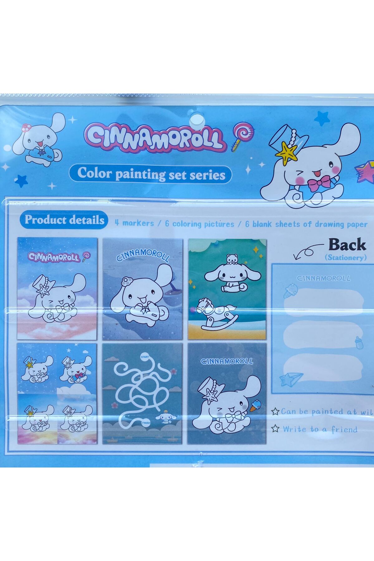 Cinnamoroll Boyama Seti