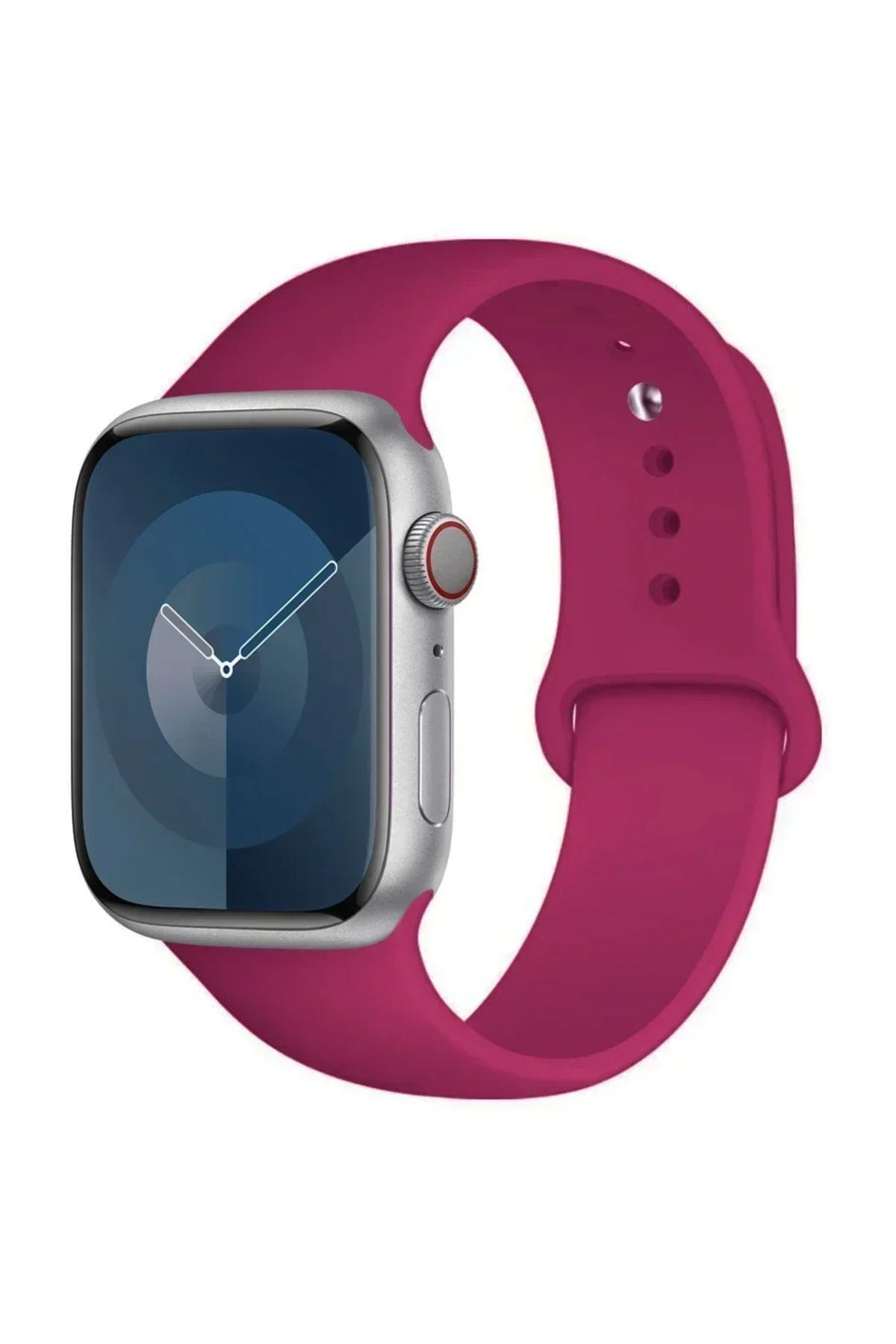 Apple Watch Uyumlu 38/40/41mm Seri 1/2/3/4/5/6/se/7/8/9 Ve 42mm Seri 10 Silikon Kordon No01 38