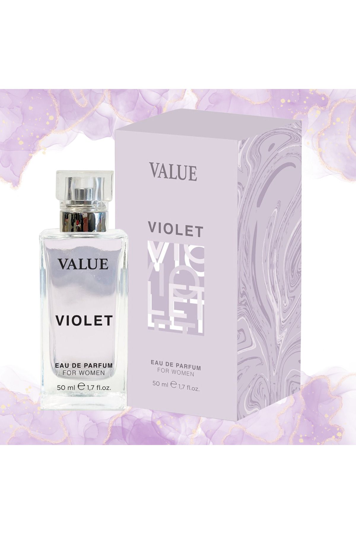 VALUE Violet Eau De ParfumFor Women 50 Ml