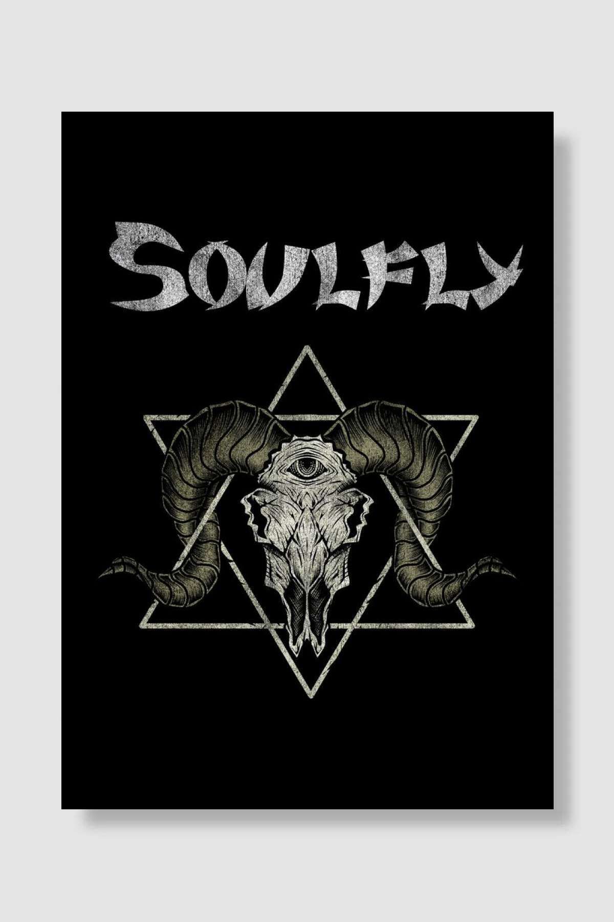 kubdekor Heavy Metal SoulflyMüzik Poster Çerç...