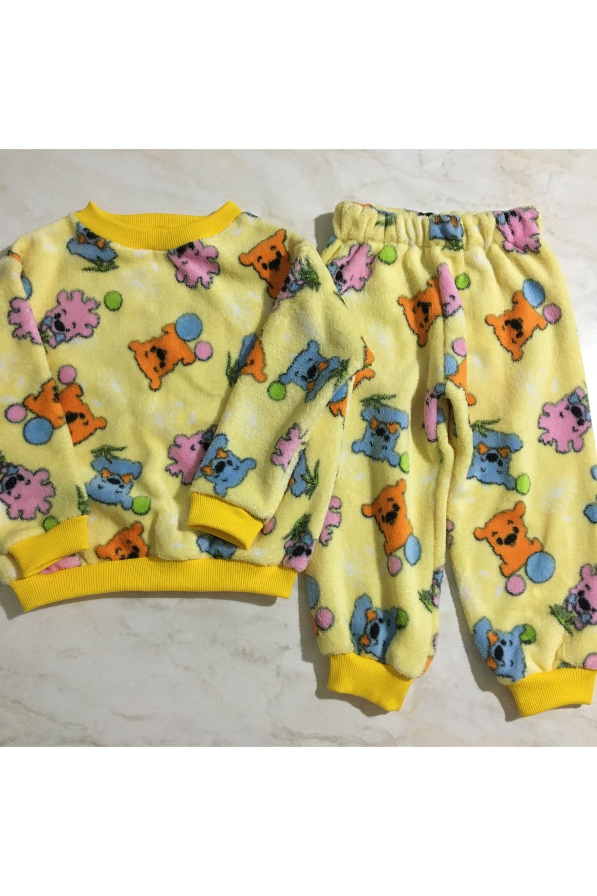 polar soft bebek pijama takımı