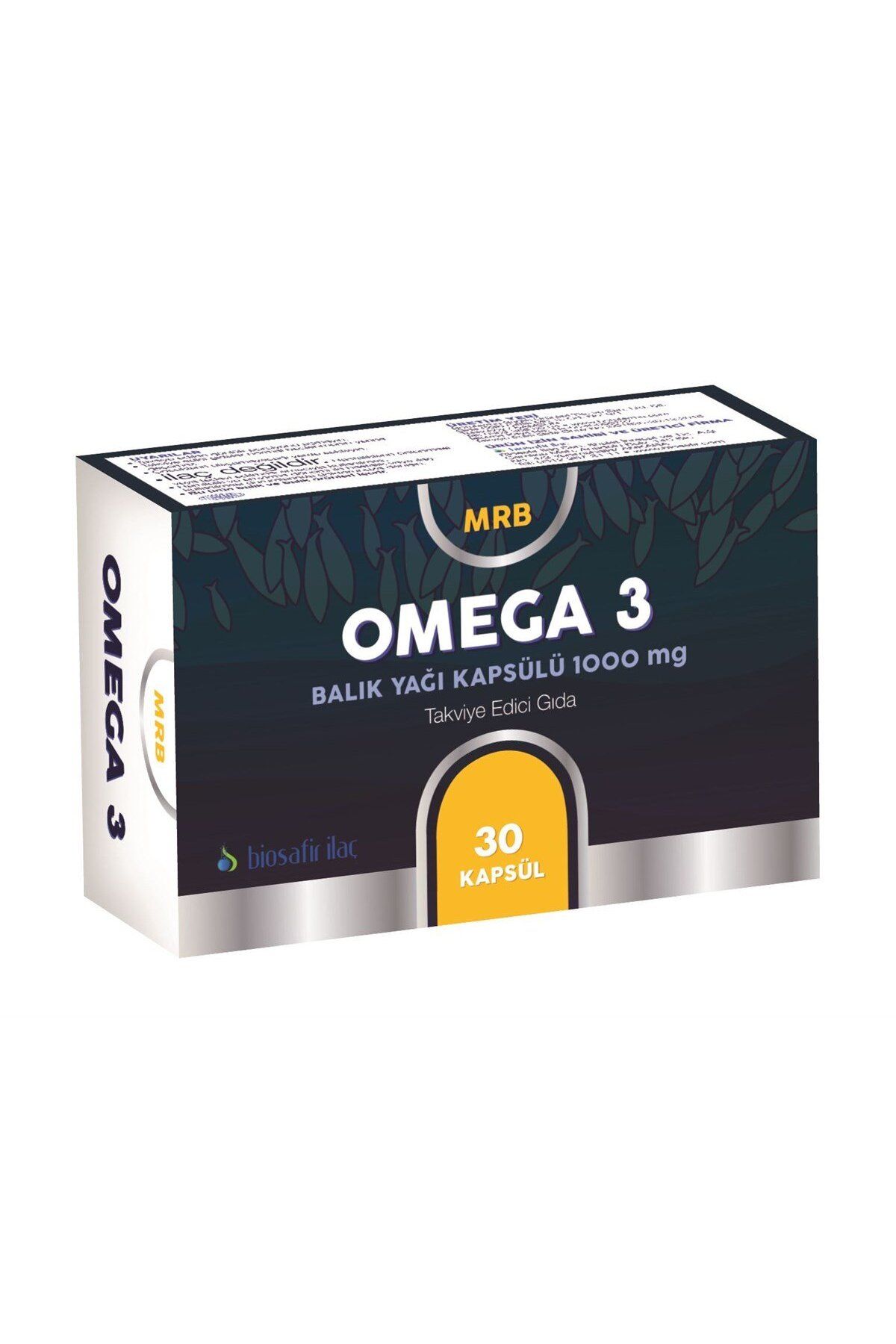 MRB Omega 3 Balık YağıKapsülü 1000 Mg 30 Kaps...