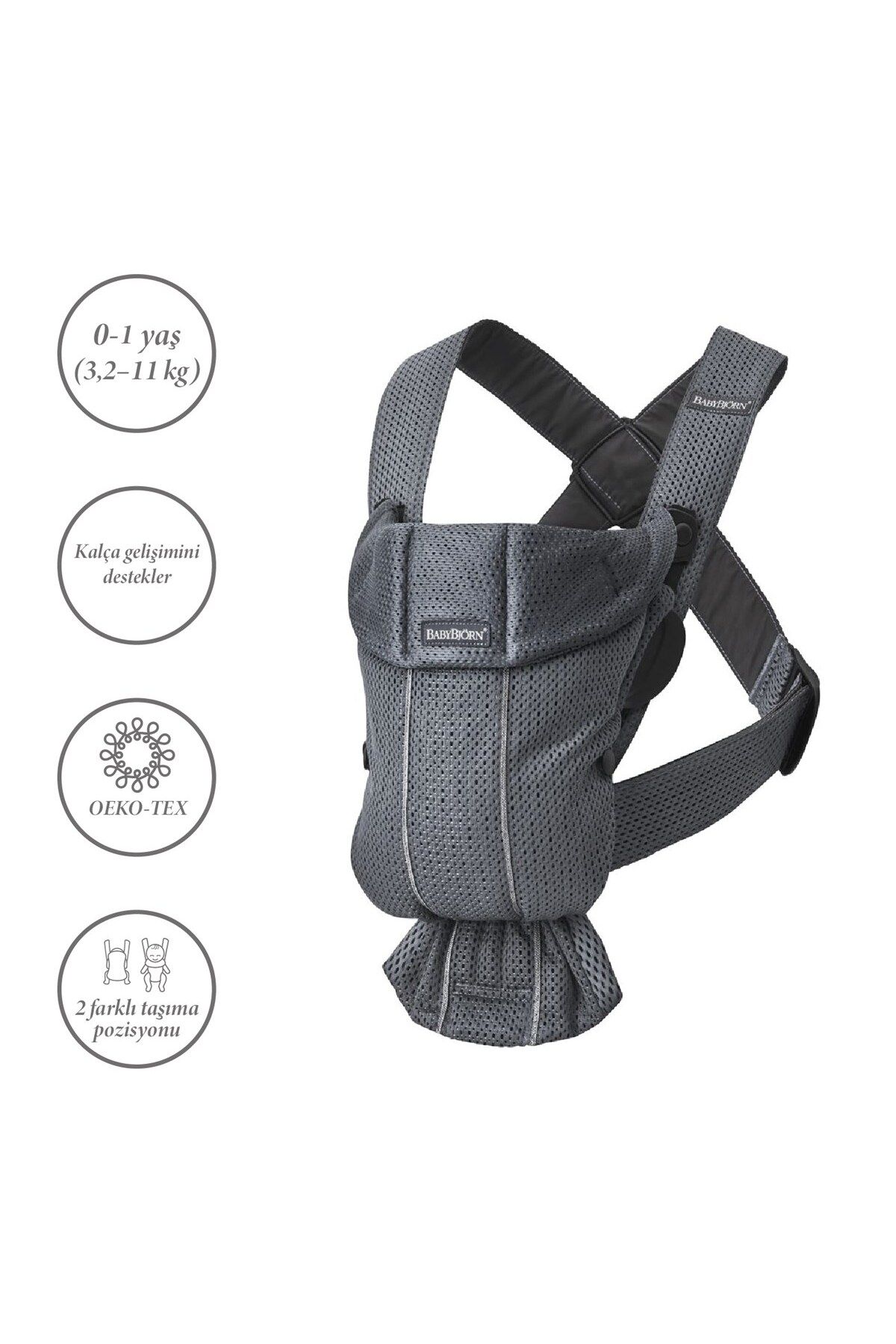 Kanguru Mini 3d Mesh / Anthracite