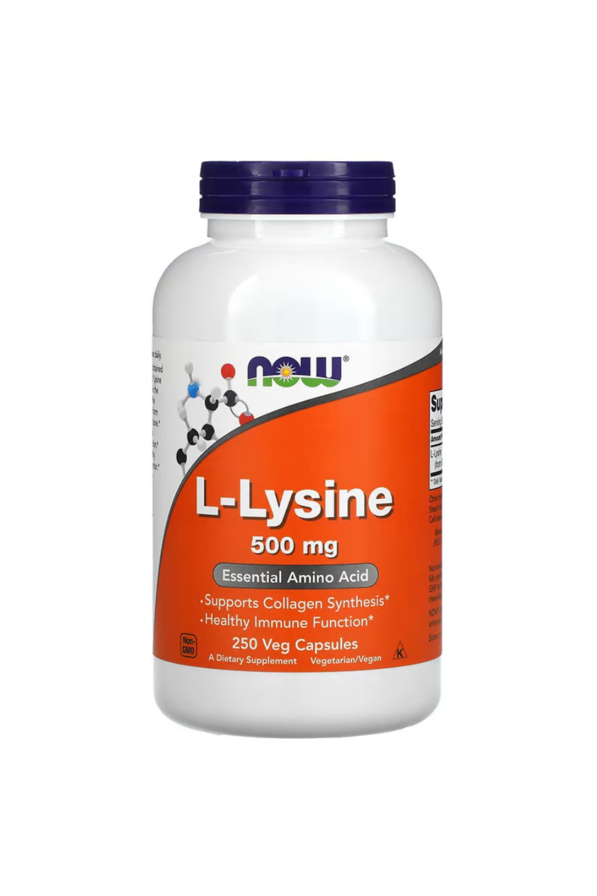 Now Foods, L-Lysine, 500 Mg,250 Veg Capsules...