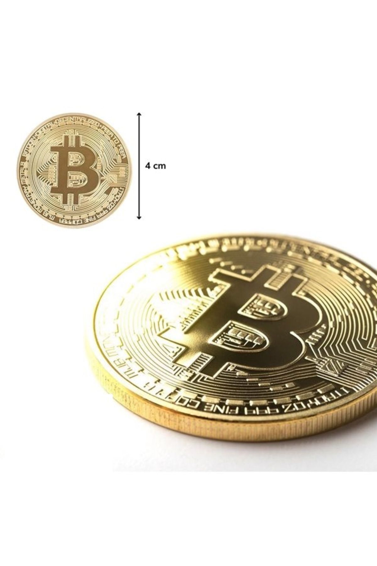 Bitcoin Madeni Hatıra Parası Hediyelik Para (4776)